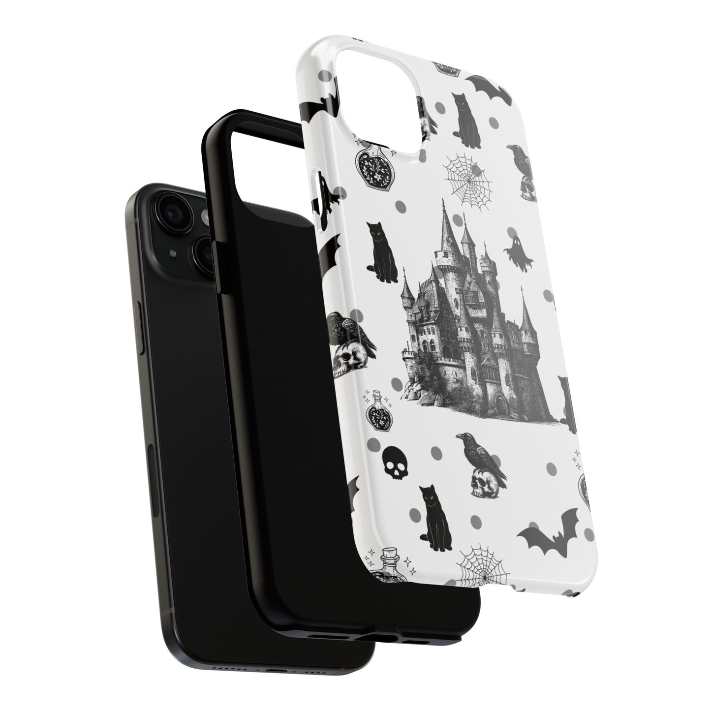 Gothic Castle Phone Cases - Tough & Stylish, Halloween Gifts, Spooky Vibe, Unique Designs, Phone Accessories, Customized Cases