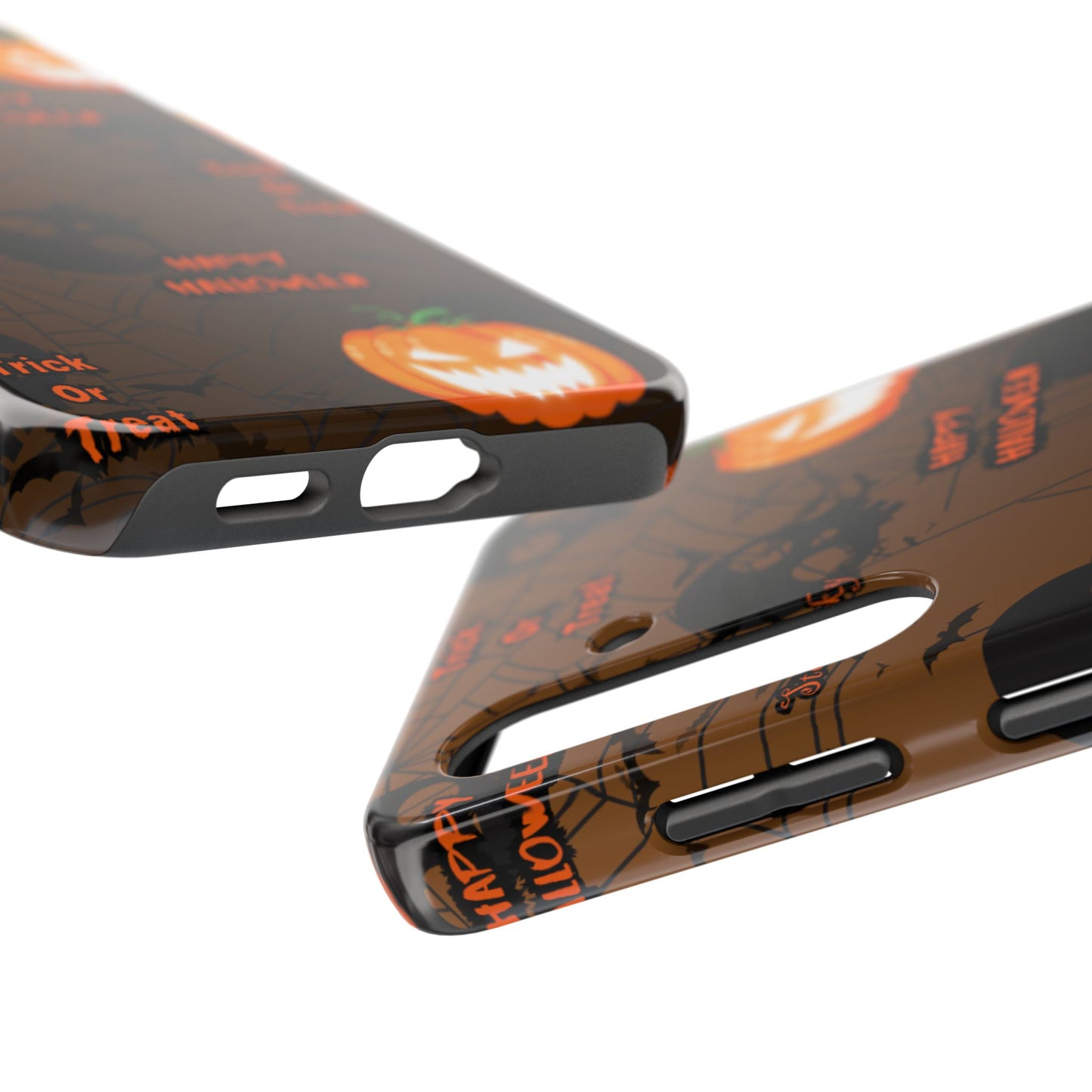 Halloween Tough Phone Cases, Spooky Mobile Covers, Trick or Treat Phone Case, Halloween Gifts, Fall Tech Accessories