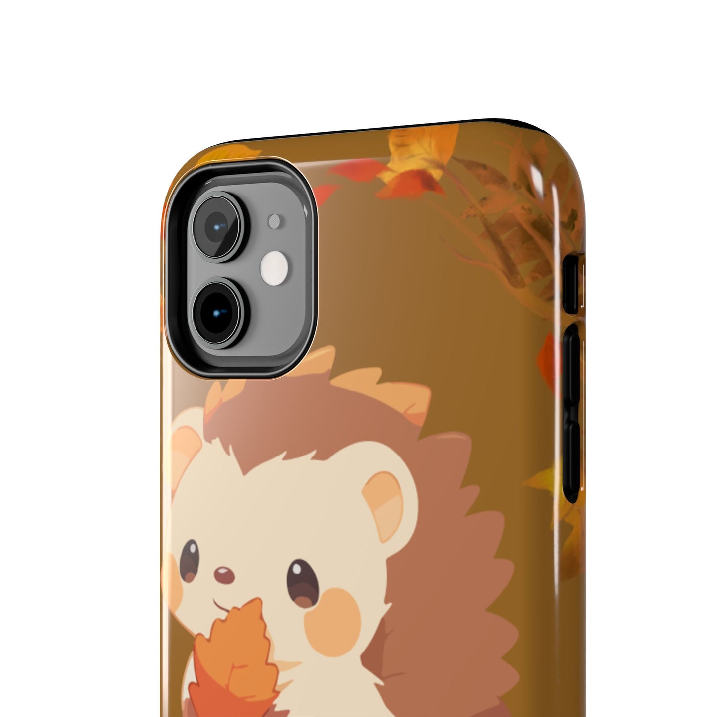 Cute Hedgehog Phone Cases, Fall Decor, Animal Lovers Gifts, Autumn Vibes, Unique Cell Phone Cover, Hedgehog Design
