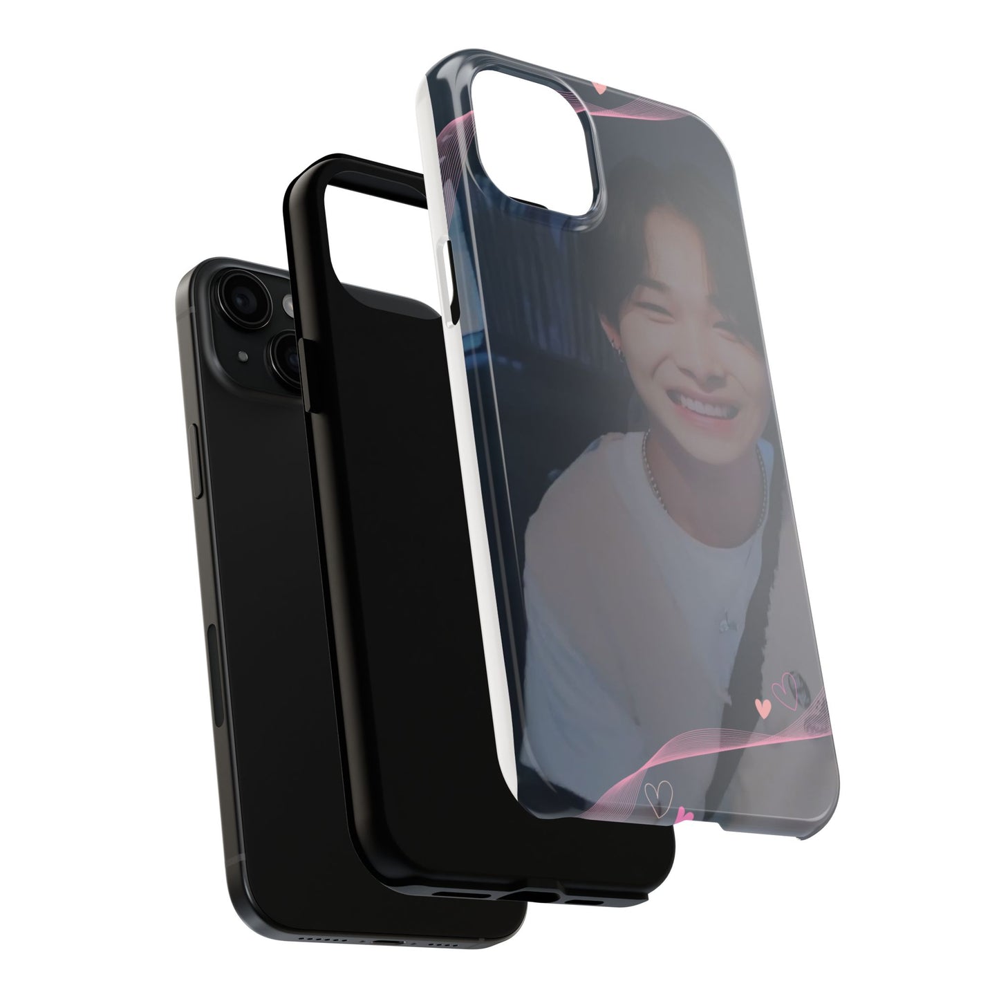 Cute Niki Phone Case, Trendy Phone Protection, Heart Design