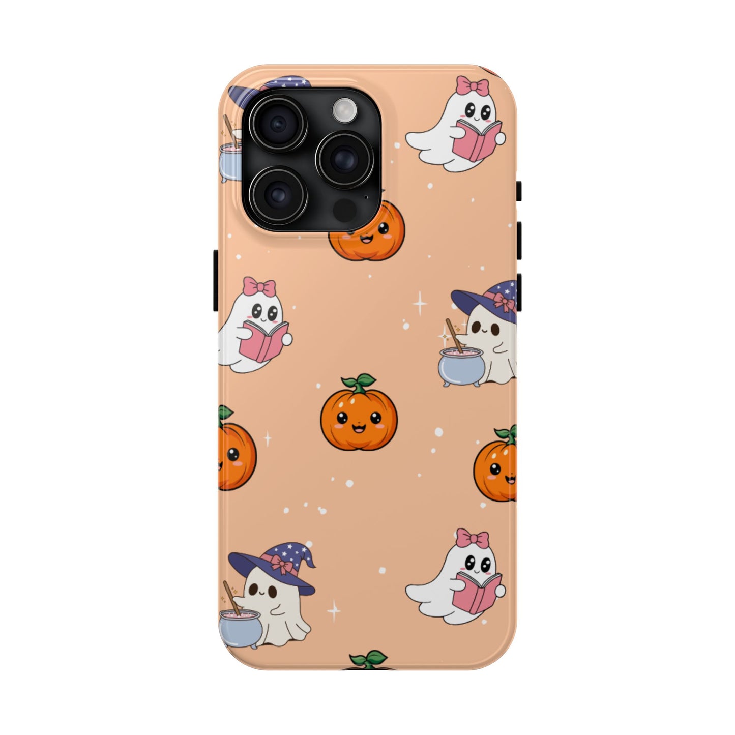 Halloween Ghosts Phone Case, Cute Tough Case, Pumpkin Designs, Spooky Decor, Fall Accessories, Trick or Treat Gift