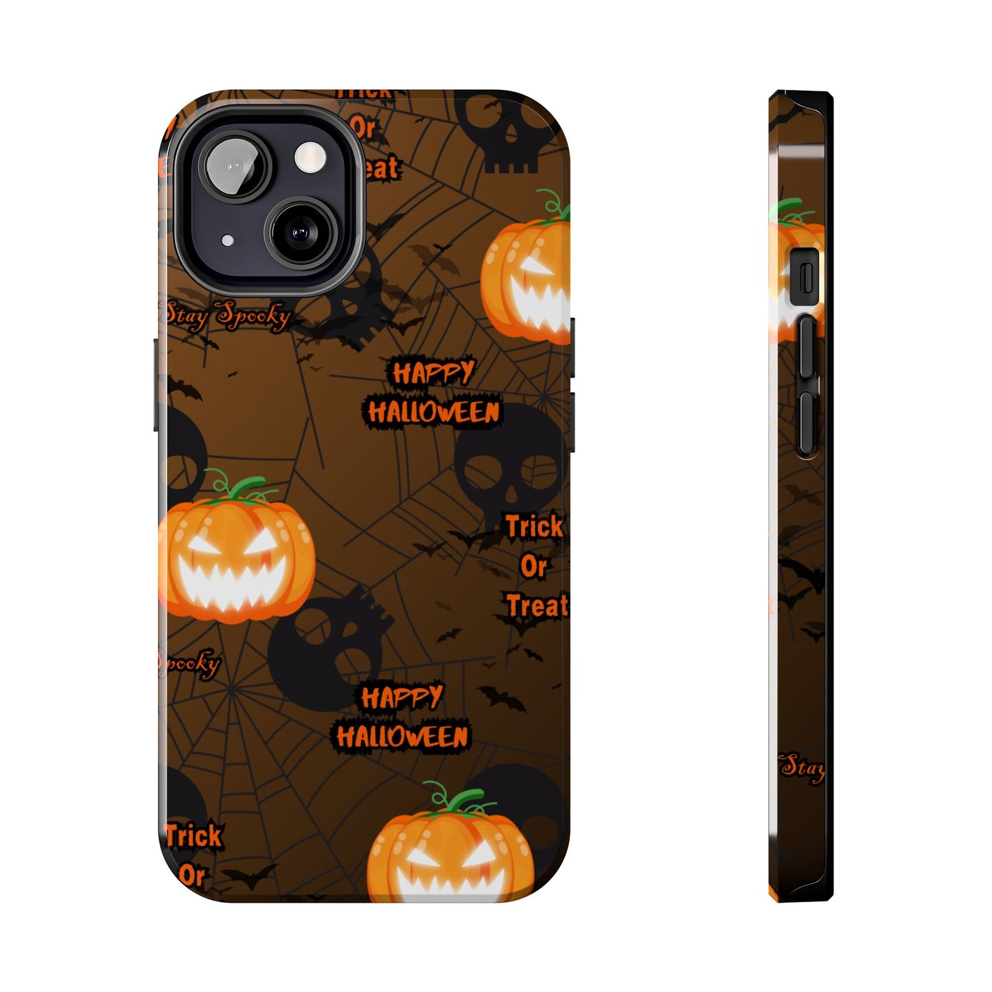 Halloween Tough Phone Cases, Spooky Mobile Covers, Trick or Treat Phone Case, Halloween Gifts, Fall Tech Accessories