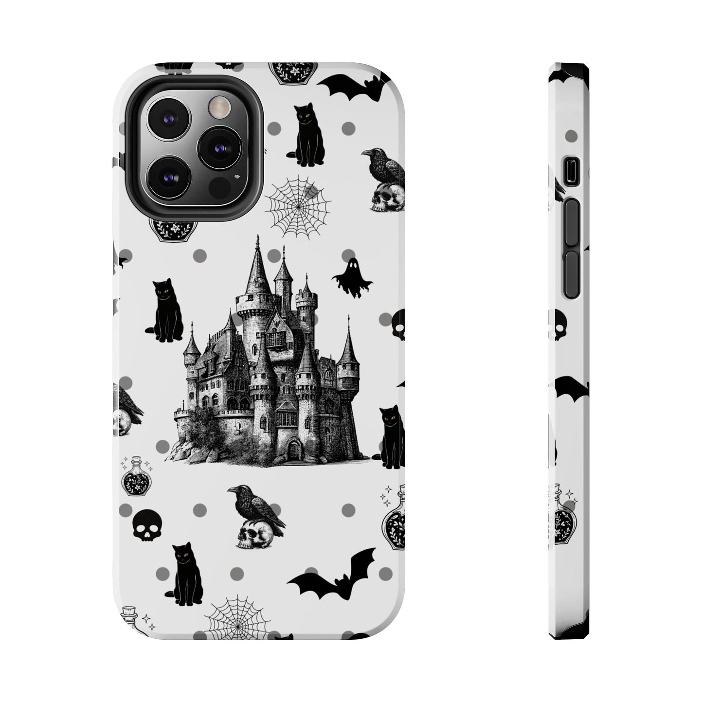Gothic Castle Phone Cases - Tough & Stylish, Halloween Gifts, Spooky Vibe, Unique Designs, Phone Accessories, Customized Cases