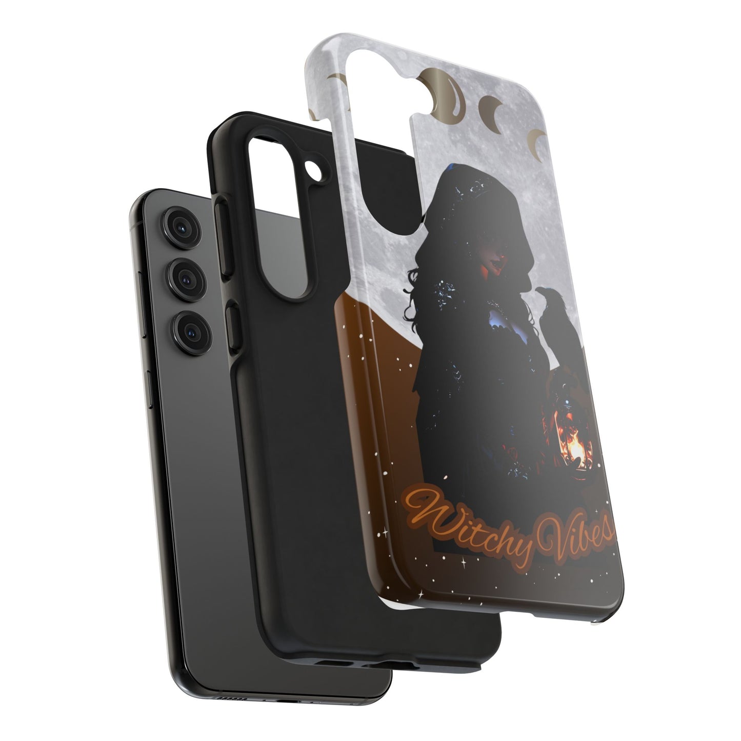 Witchy Vibes Tough Phone Case | Artistic Protection for Your Phone | Halloween Gifts, Witch Accessories, Unique Phone Cover, Magical Decor
