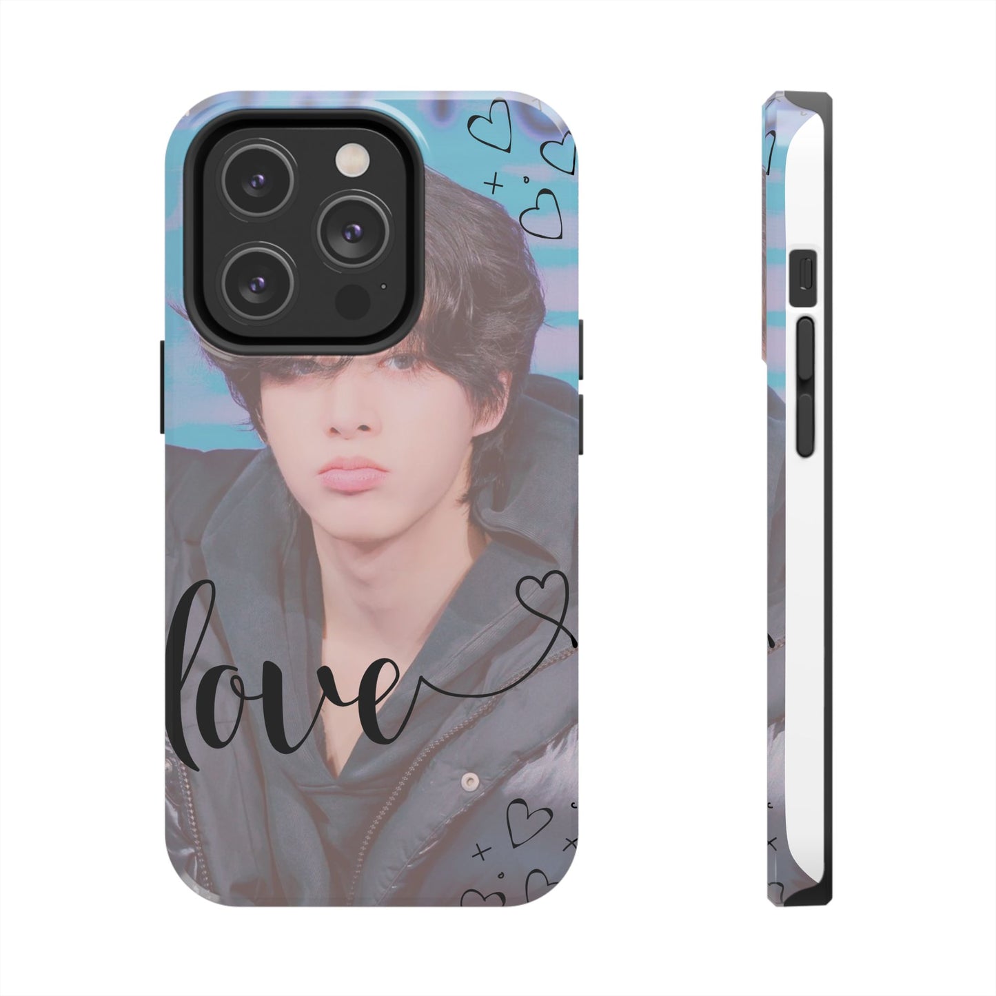 Jake Sim Phone Case, Trendy Phone Accessory, Unique Gift, Love Design, Customizable Phone Case, Heart Print Case