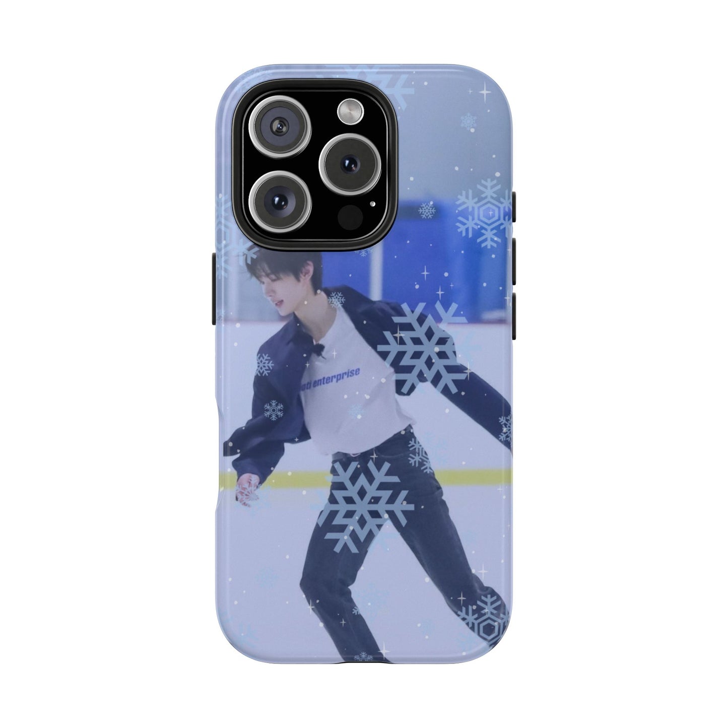 Ice Prince Tough Phone Case, Stylish Phone Protector, Winter Sports Accessory, Unique Gift for Skaters, Durable Phone Shell