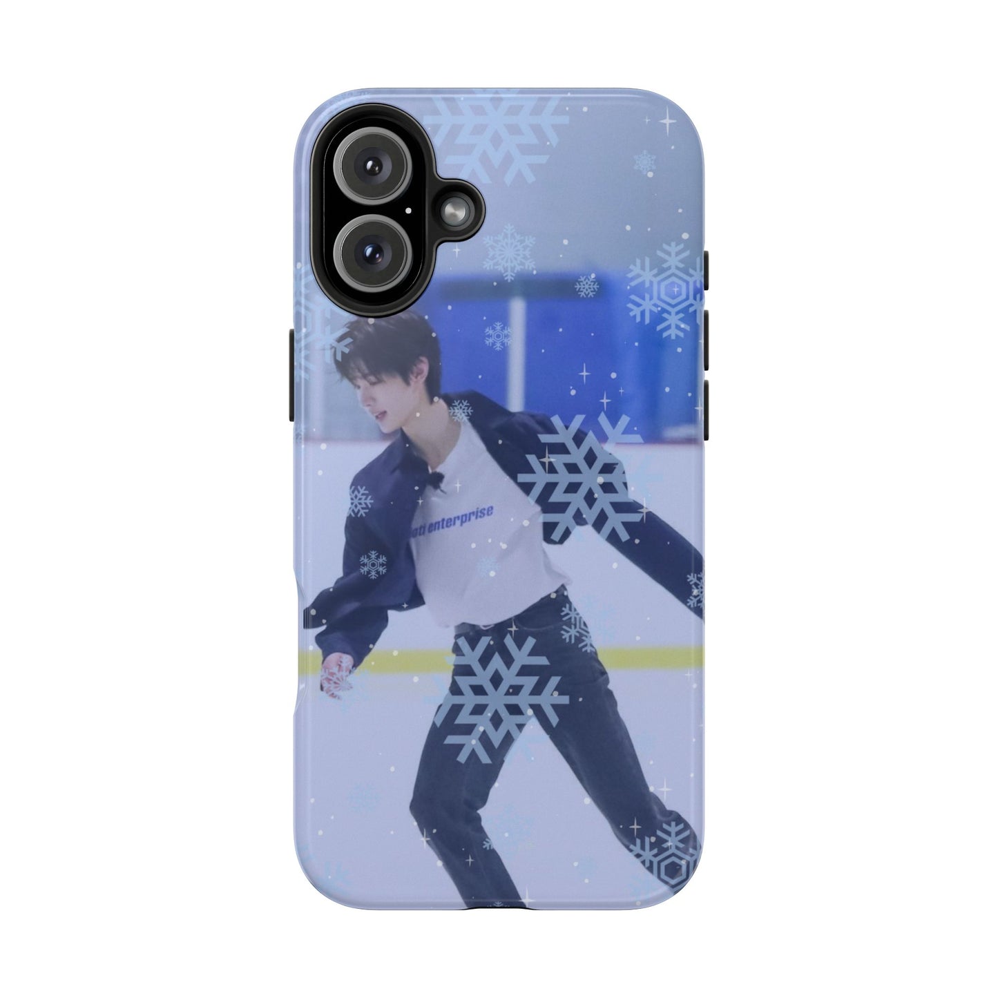 Ice Prince Tough Phone Case, Stylish Phone Protector, Winter Sports Accessory, Unique Gift for Skaters, Durable Phone Shell
