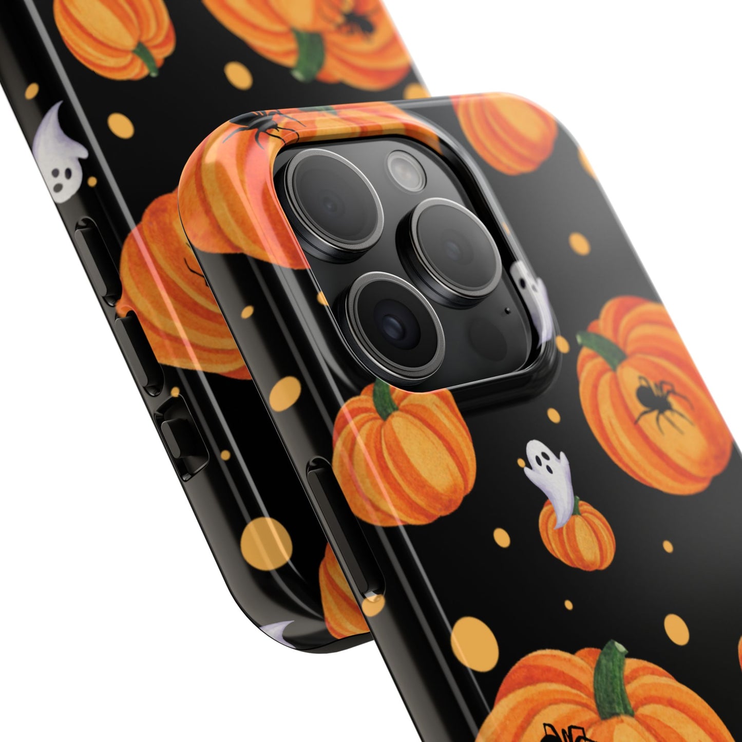 Halloween Pumpkin Phone Case, Spooky Ghost Phone Cover, Fall Autumn Decor, Cute Halloween Gifts, Mobile Protection