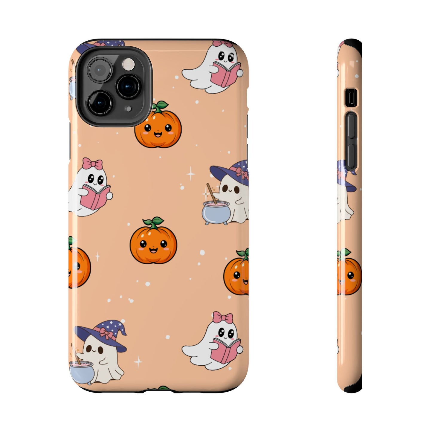 Halloween Ghosts Phone Case, Cute Tough Case, Pumpkin Designs, Spooky Decor, Fall Accessories, Trick or Treat Gift