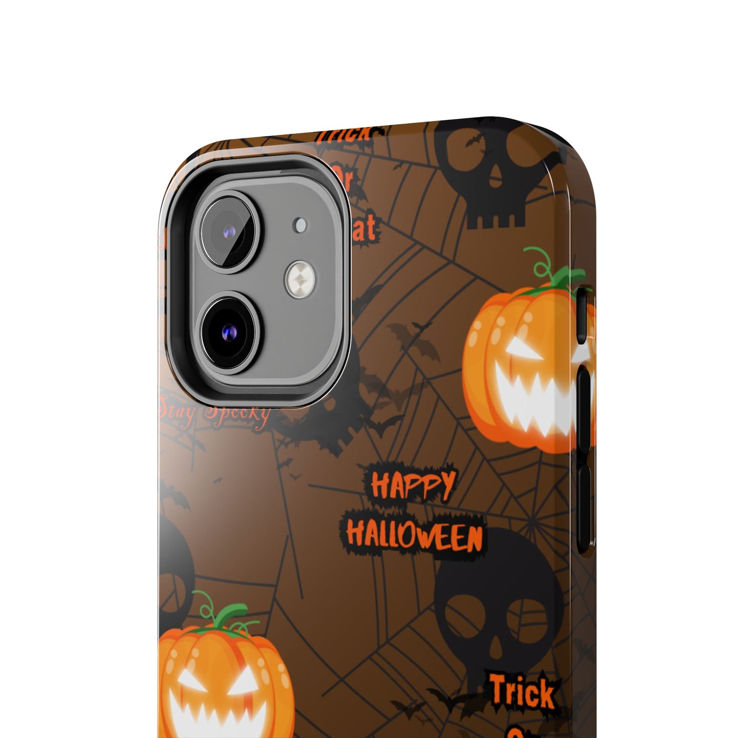 Halloween Tough Phone Cases, Spooky Mobile Covers, Trick or Treat Phone Case, Halloween Gifts, Fall Tech Accessories