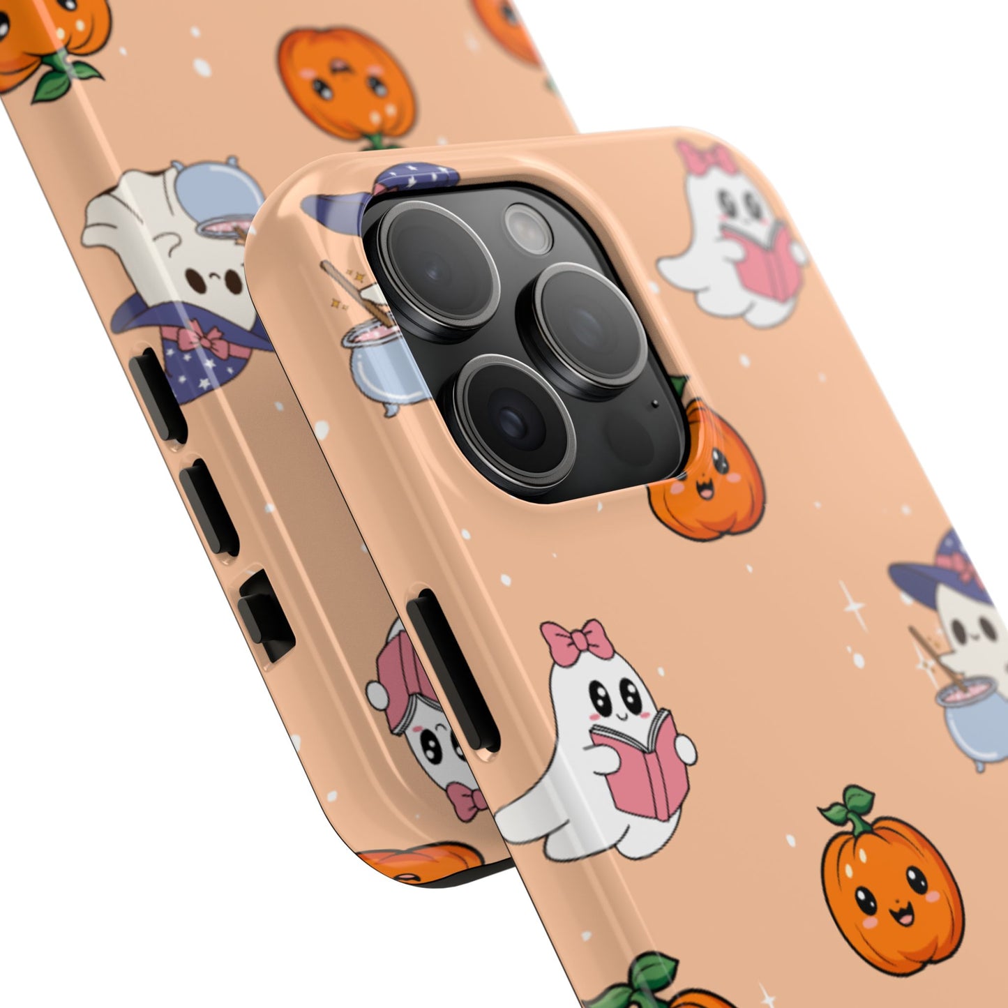 Halloween Ghosts Phone Case, Cute Tough Case, Pumpkin Designs, Spooky Decor, Fall Accessories, Trick or Treat Gift
