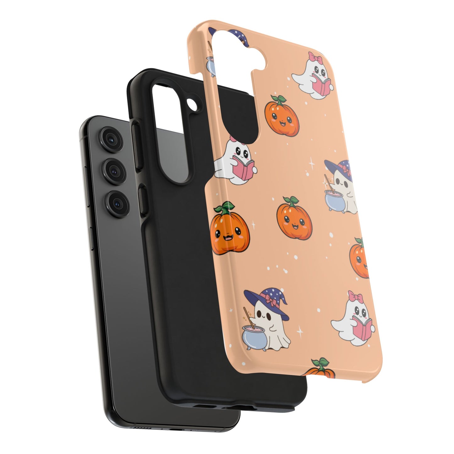 Halloween Ghosts Phone Case, Cute Tough Case, Pumpkin Designs, Spooky Decor, Fall Accessories, Trick or Treat Gift