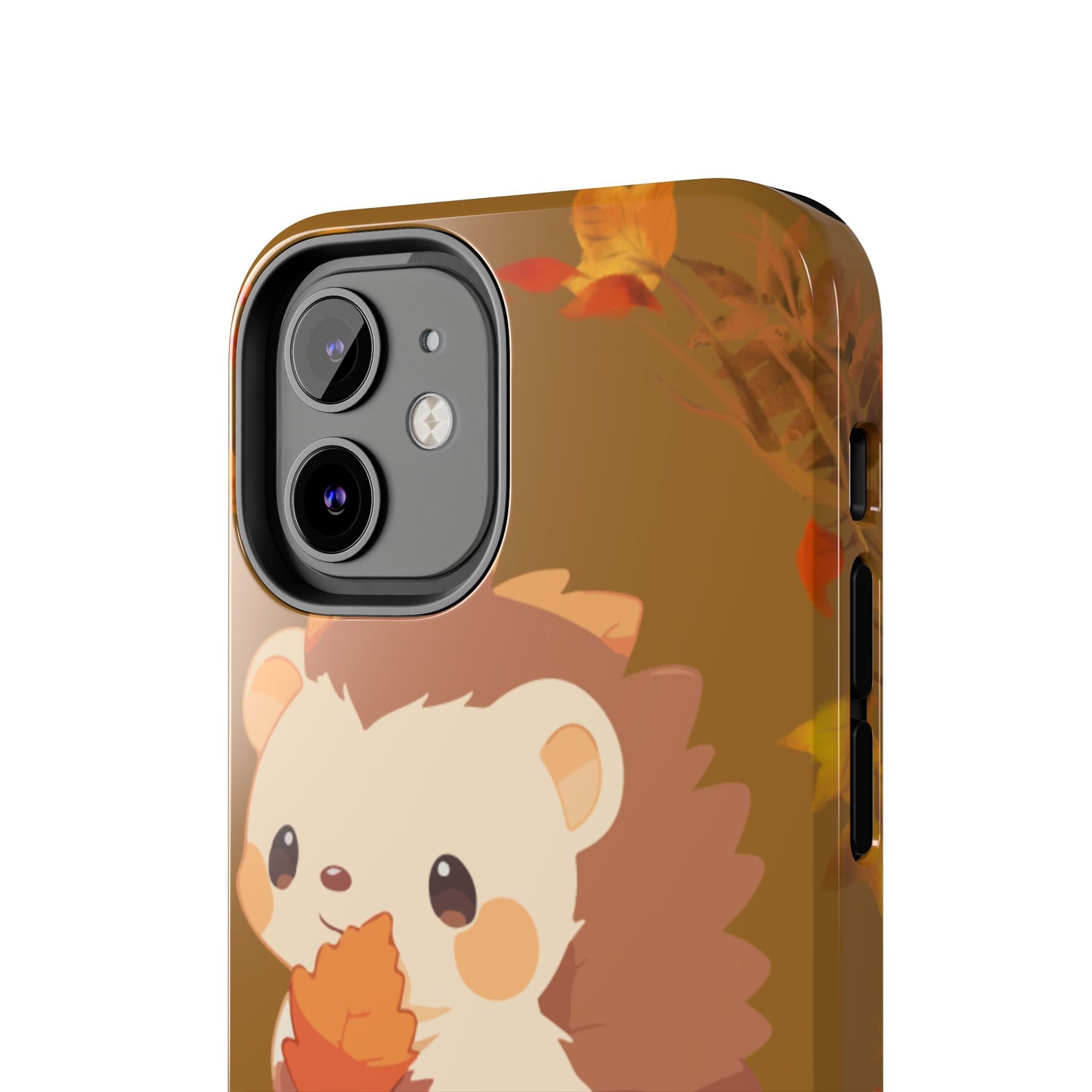 Cute Hedgehog Phone Cases, Fall Decor, Animal Lovers Gifts, Autumn Vibes, Unique Cell Phone Cover, Hedgehog Design