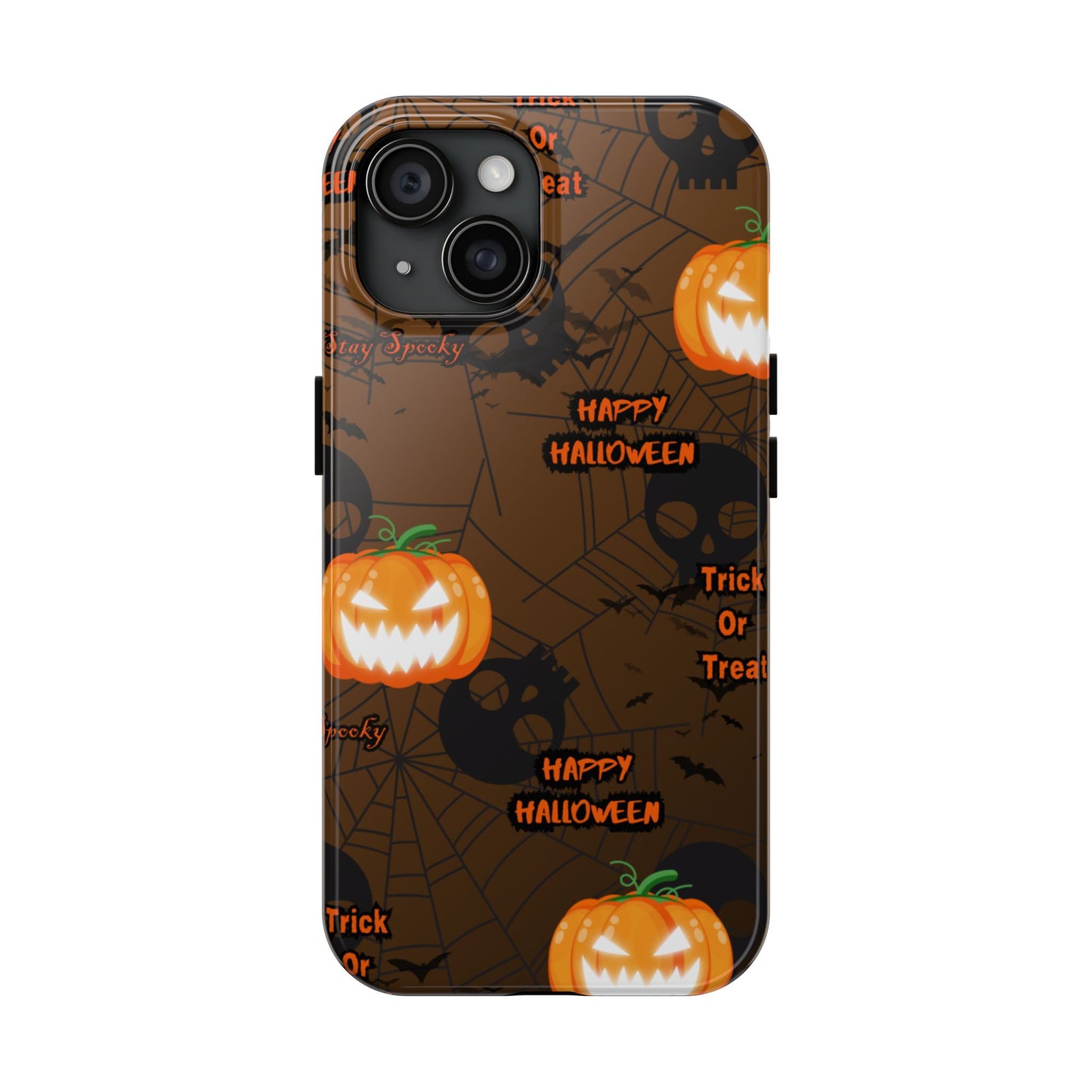 Halloween Tough Phone Cases, Spooky Mobile Covers, Trick or Treat Phone Case, Halloween Gifts, Fall Tech Accessories