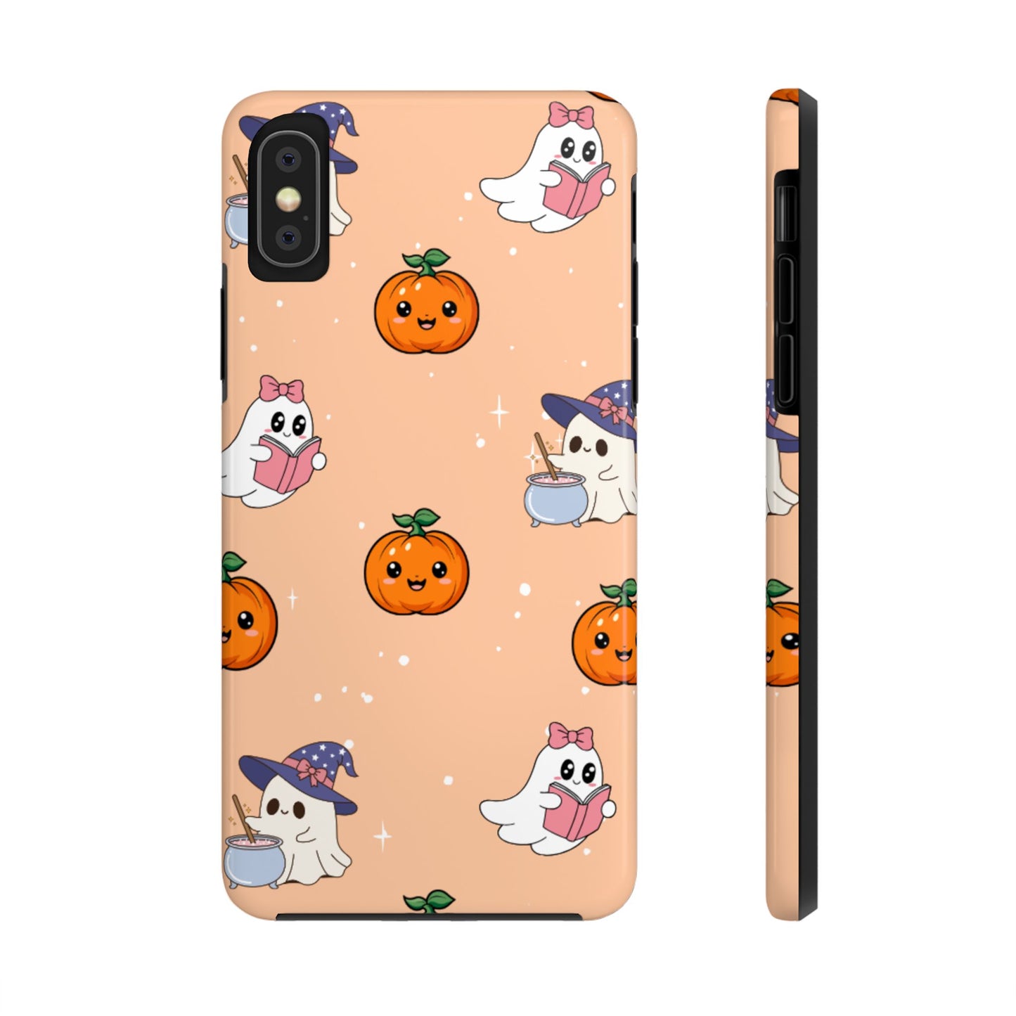 Halloween Ghosts Phone Case, Cute Tough Case, Pumpkin Designs, Spooky Decor, Fall Accessories, Trick or Treat Gift