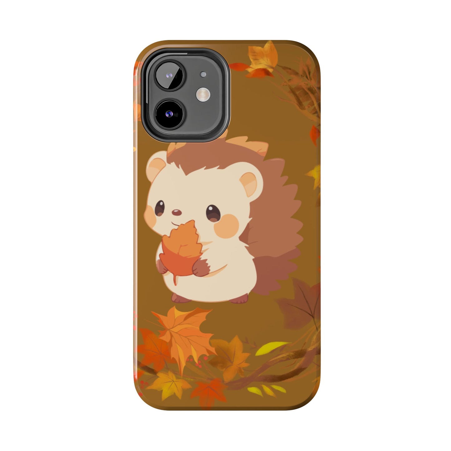 Cute Hedgehog Phone Cases, Fall Decor, Animal Lovers Gifts, Autumn Vibes, Unique Cell Phone Cover, Hedgehog Design