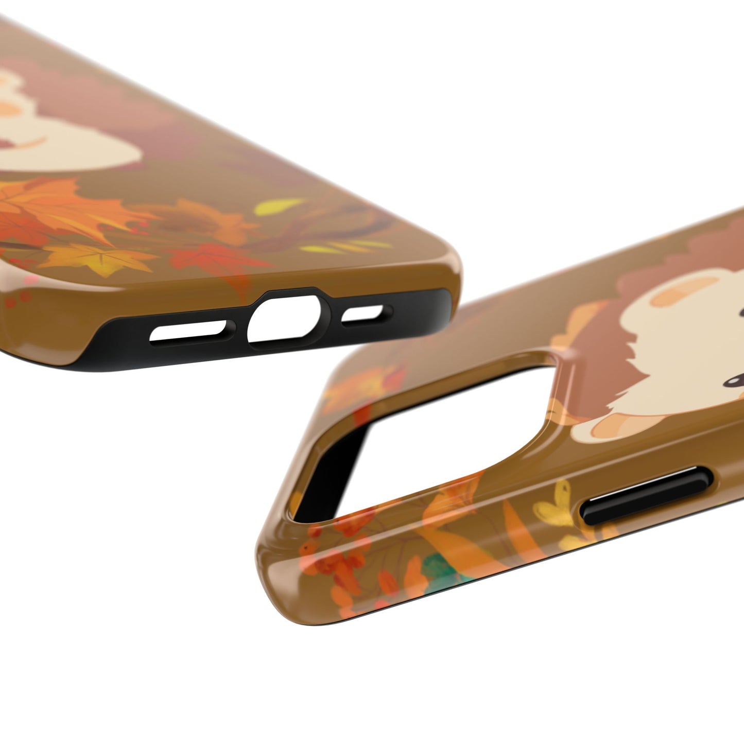Cute Hedgehog Phone Cases, Fall Decor, Animal Lovers Gifts, Autumn Vibes, Unique Cell Phone Cover, Hedgehog Design