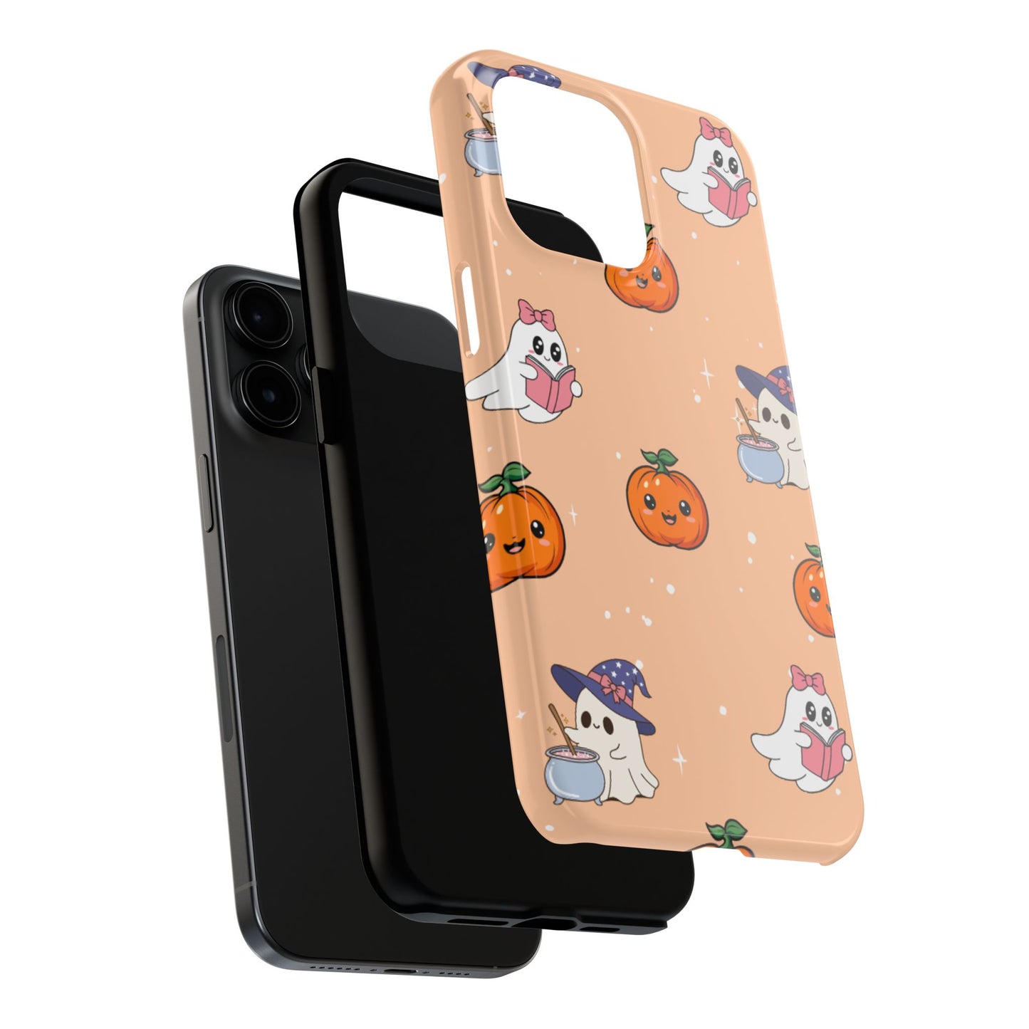 Halloween Ghosts Phone Case, Cute Tough Case, Pumpkin Designs, Spooky Decor, Fall Accessories, Trick or Treat Gift