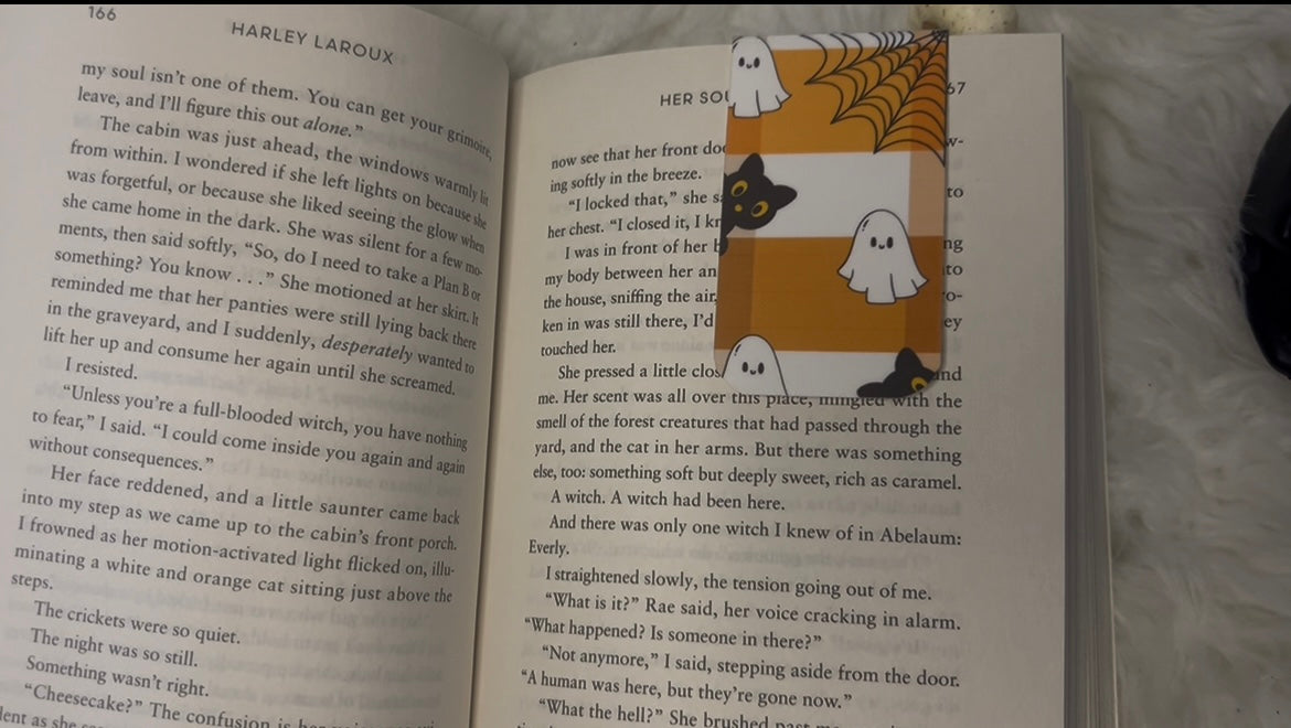 Spooky Season Magnetic Bookmarks for Halloween Reading Accessories