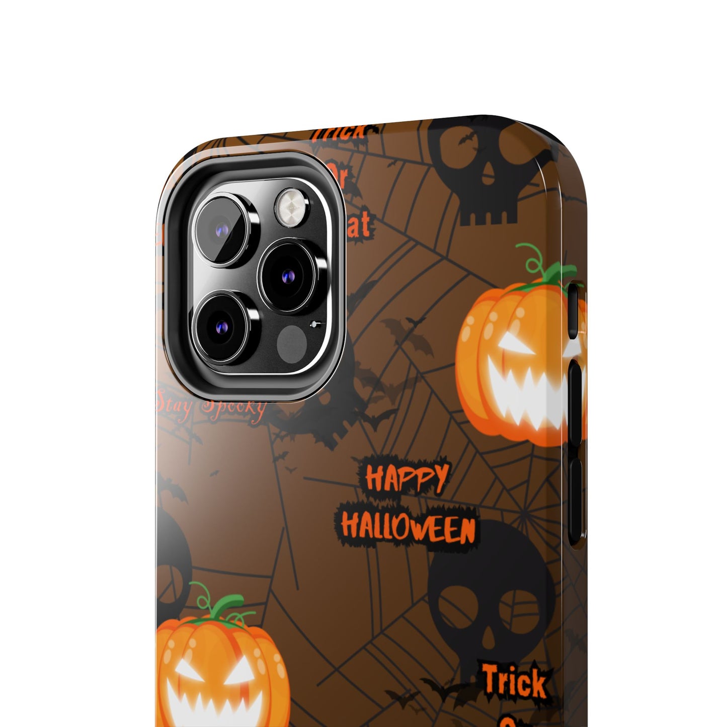 Halloween Tough Phone Cases, Spooky Mobile Covers, Trick or Treat Phone Case, Halloween Gifts, Fall Tech Accessories