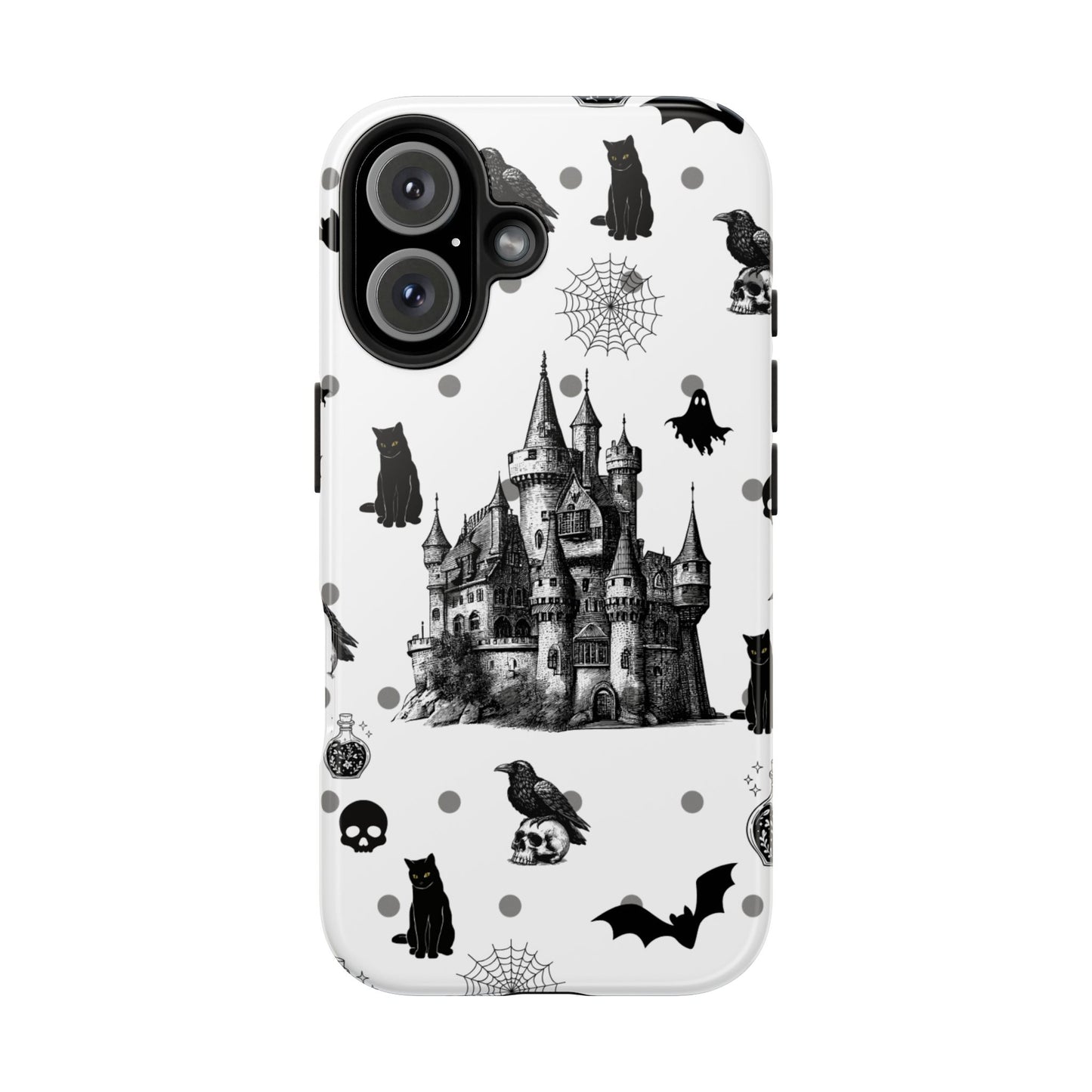 Gothic Castle Phone Cases - Tough & Stylish, Halloween Gifts, Spooky Vibe, Unique Designs, Phone Accessories, Customized Cases