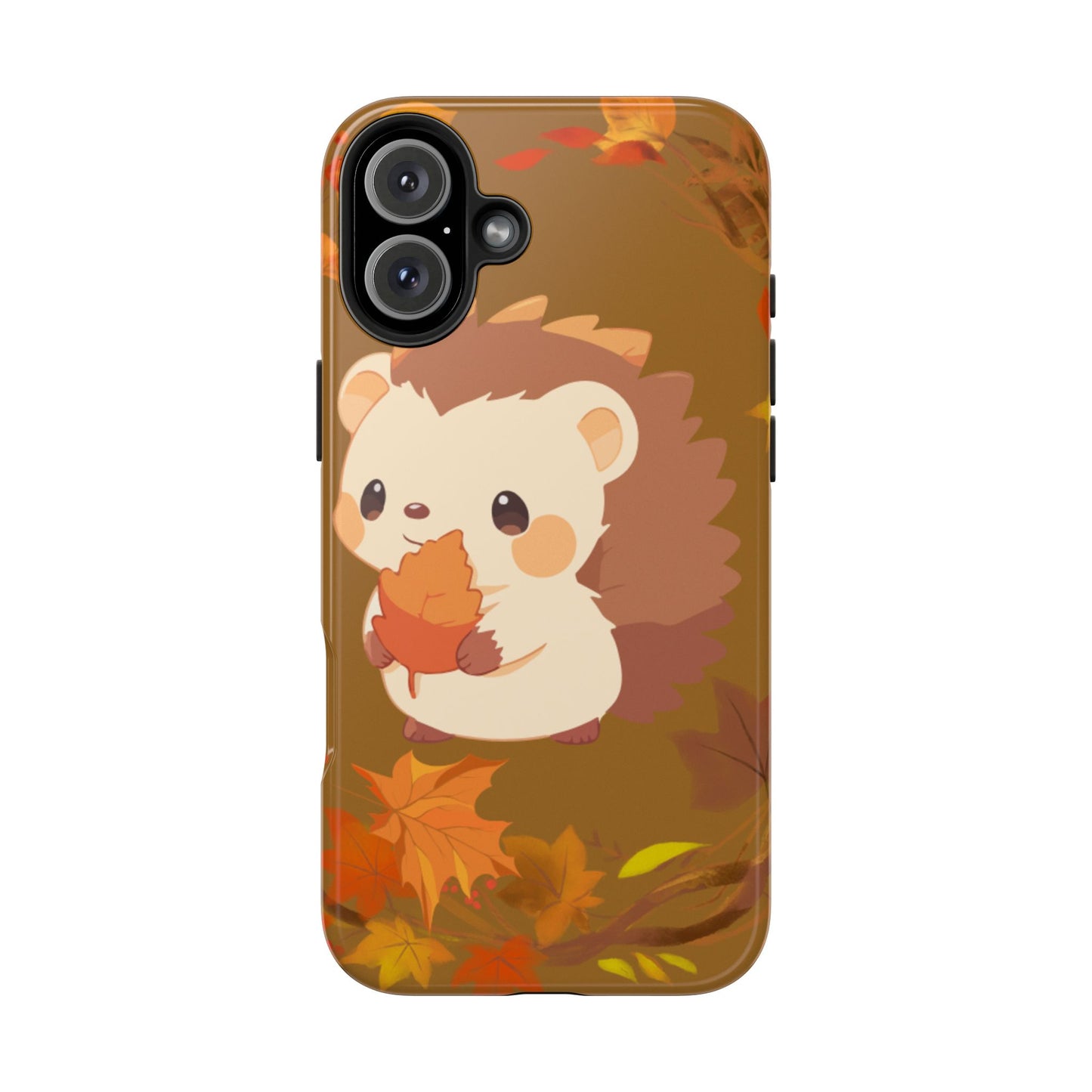 Cute Hedgehog Phone Cases, Fall Decor, Animal Lovers Gifts, Autumn Vibes, Unique Cell Phone Cover, Hedgehog Design