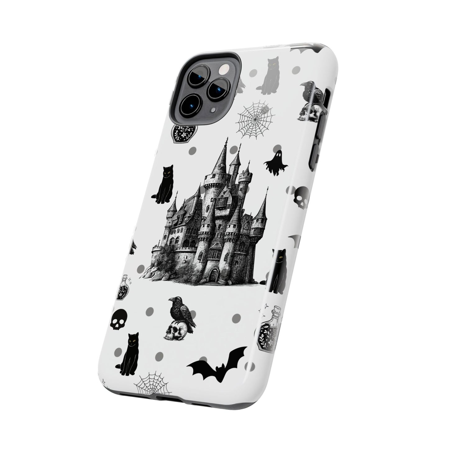 Gothic Castle Phone Cases - Tough & Stylish, Halloween Gifts, Spooky Vibe, Unique Designs, Phone Accessories, Customized Cases