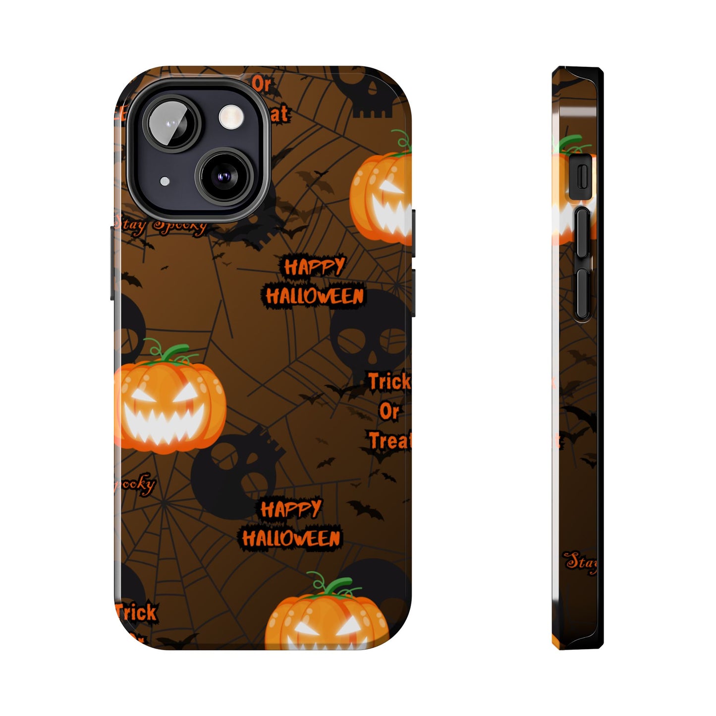 Halloween Tough Phone Cases, Spooky Mobile Covers, Trick or Treat Phone Case, Halloween Gifts, Fall Tech Accessories