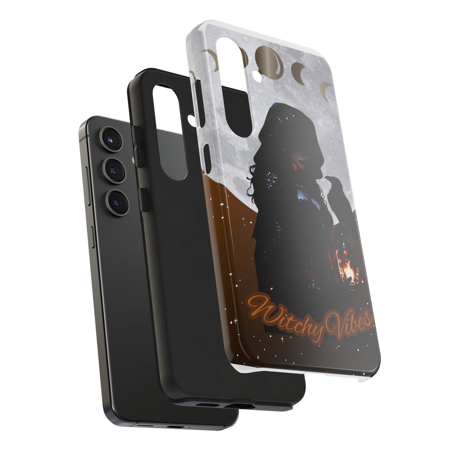 Witchy Vibes Tough Phone Case | Artistic Protection for Your Phone | Halloween Gifts, Witch Accessories, Unique Phone Cover, Magical Decor