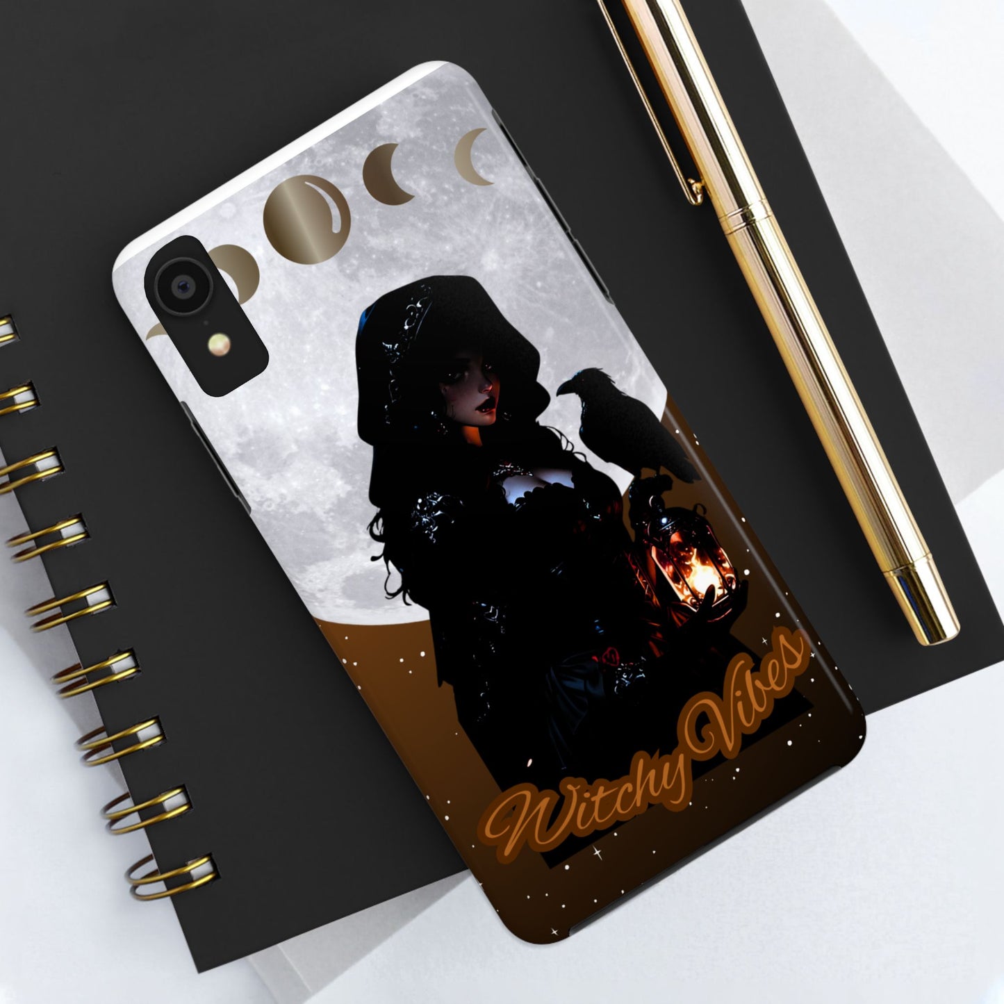 Witchy Vibes Tough Phone Case | Artistic Protection for Your Phone | Halloween Gifts, Witch Accessories, Unique Phone Cover, Magical Decor