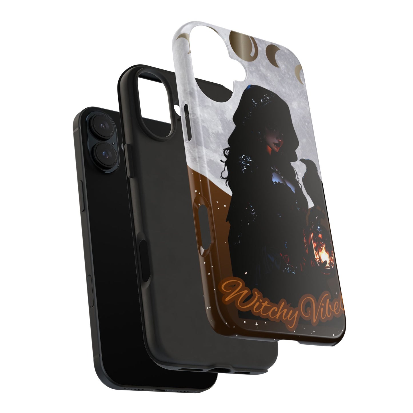 Witchy Vibes Tough Phone Case | Artistic Protection for Your Phone | Halloween Gifts, Witch Accessories, Unique Phone Cover, Magical Decor