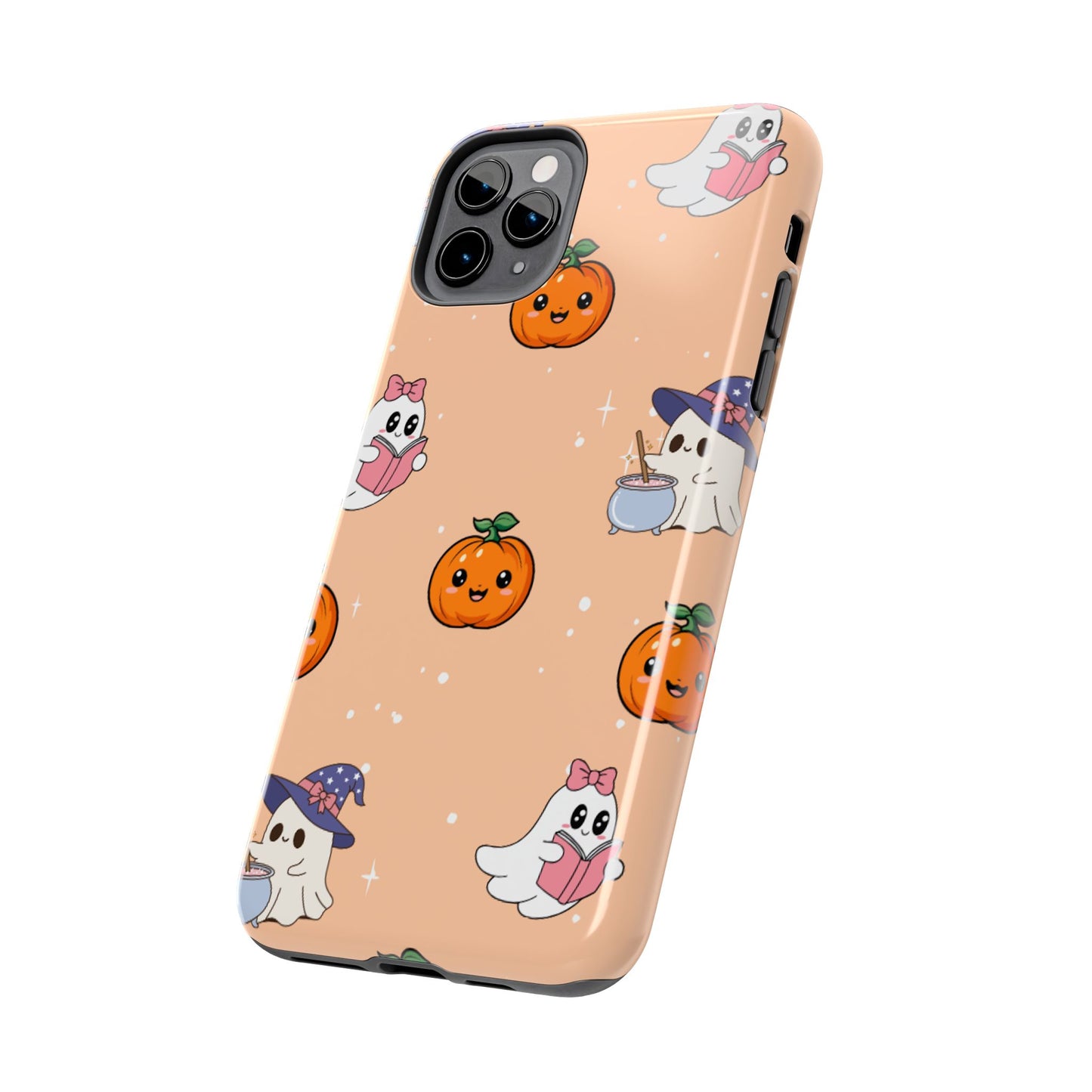 Halloween Ghosts Phone Case, Cute Tough Case, Pumpkin Designs, Spooky Decor, Fall Accessories, Trick or Treat Gift
