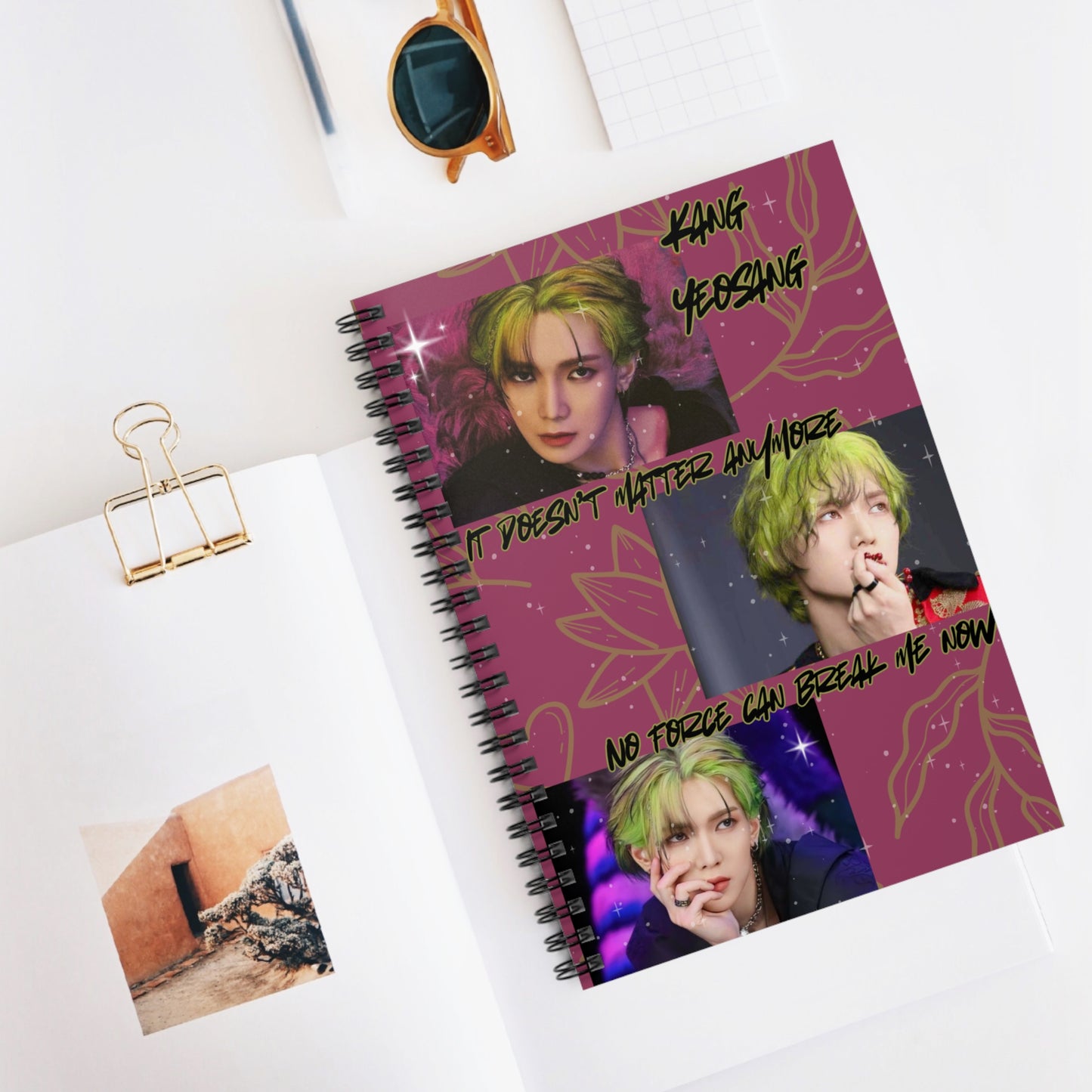 Kang Yeonsang Spiral Notebook — Ruled Journal with Lyrics
