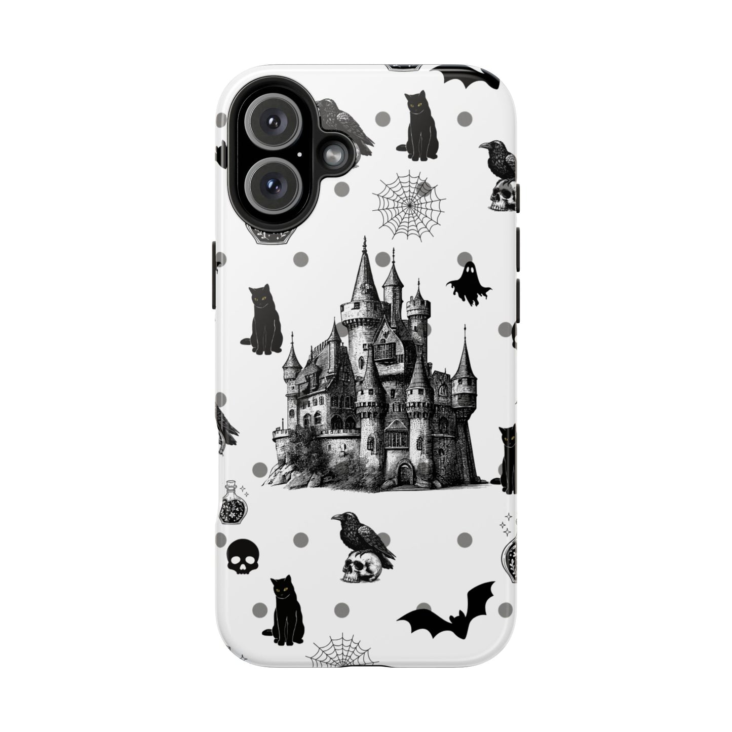 Gothic Castle Phone Cases - Tough & Stylish, Halloween Gifts, Spooky Vibe, Unique Designs, Phone Accessories, Customized Cases