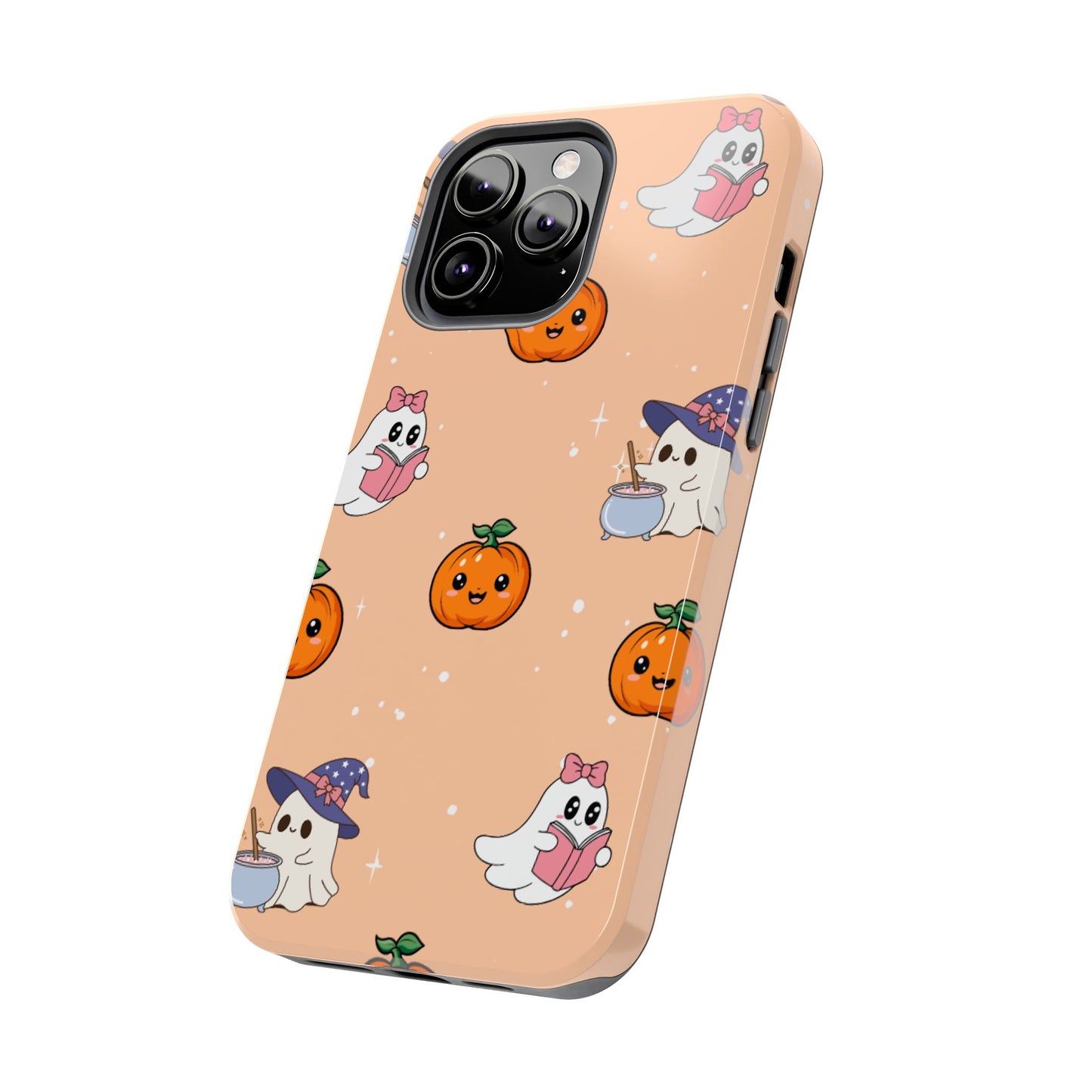 Halloween Ghosts Phone Case, Cute Tough Case, Pumpkin Designs, Spooky Decor, Fall Accessories, Trick or Treat Gift