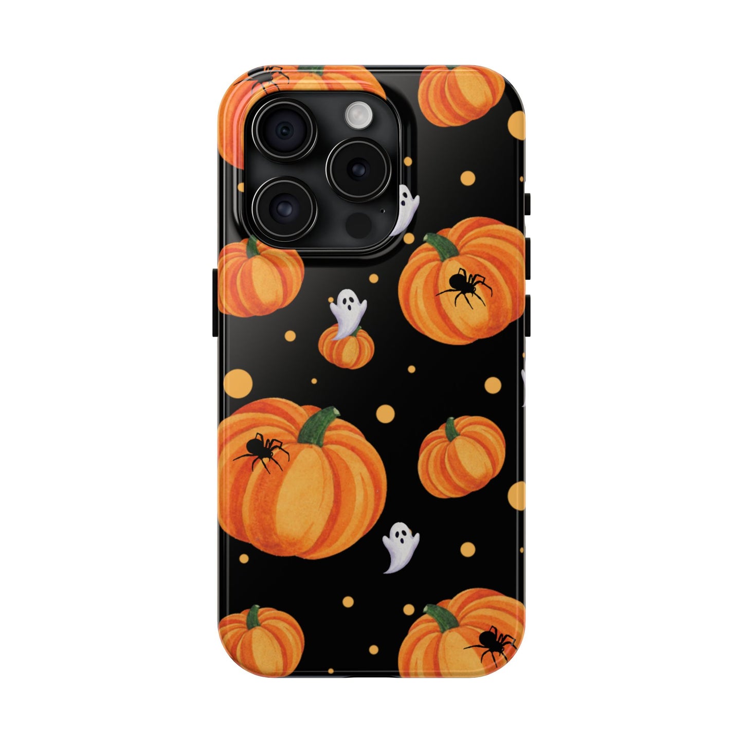 Halloween Pumpkin Phone Case, Spooky Ghost Phone Cover, Fall Autumn Decor, Cute Halloween Gifts, Mobile Protection