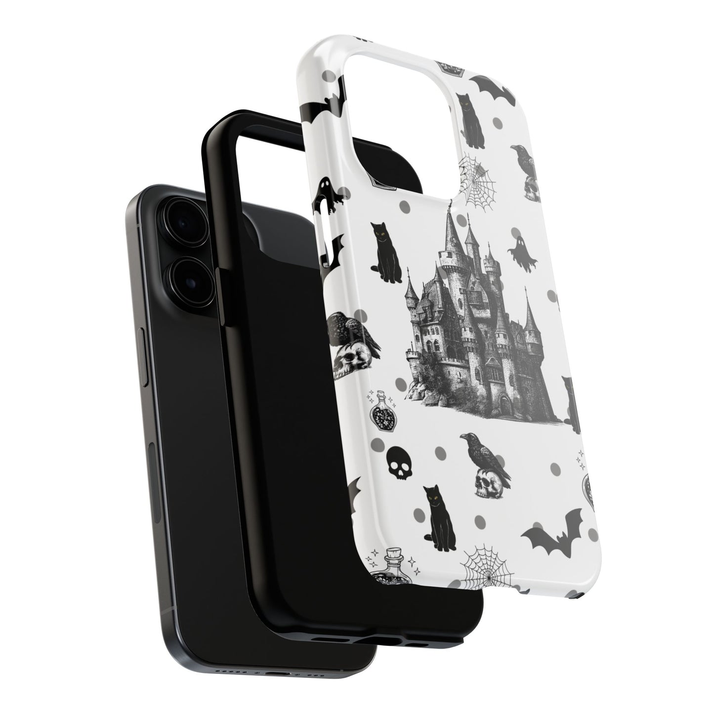 Gothic Castle Phone Cases - Tough & Stylish, Halloween Gifts, Spooky Vibe, Unique Designs, Phone Accessories, Customized Cases
