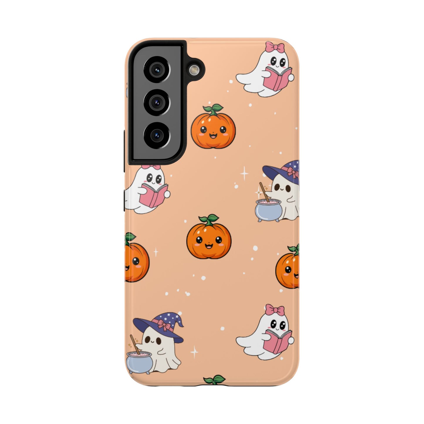 Halloween Ghosts Phone Case, Cute Tough Case, Pumpkin Designs, Spooky Decor, Fall Accessories, Trick or Treat Gift