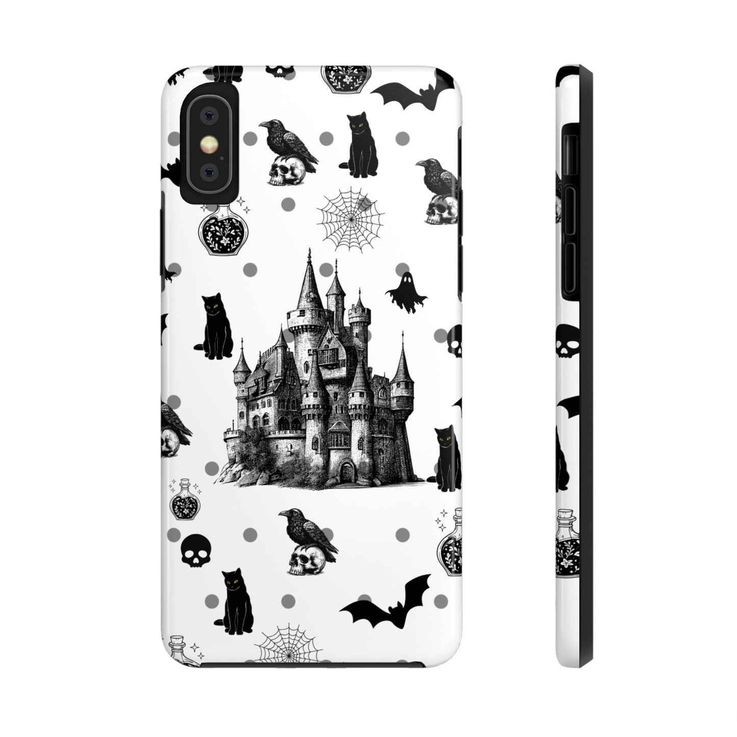 Gothic Castle Phone Cases - Tough & Stylish, Halloween Gifts, Spooky Vibe, Unique Designs, Phone Accessories, Customized Cases