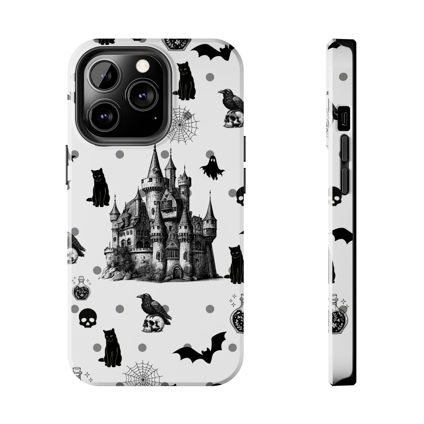 Gothic Castle Phone Cases - Tough & Stylish, Halloween Gifts, Spooky Vibe, Unique Designs, Phone Accessories, Customized Cases
