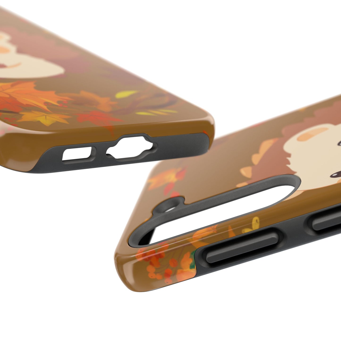Cute Hedgehog Phone Cases, Fall Decor, Animal Lovers Gifts, Autumn Vibes, Unique Cell Phone Cover, Hedgehog Design