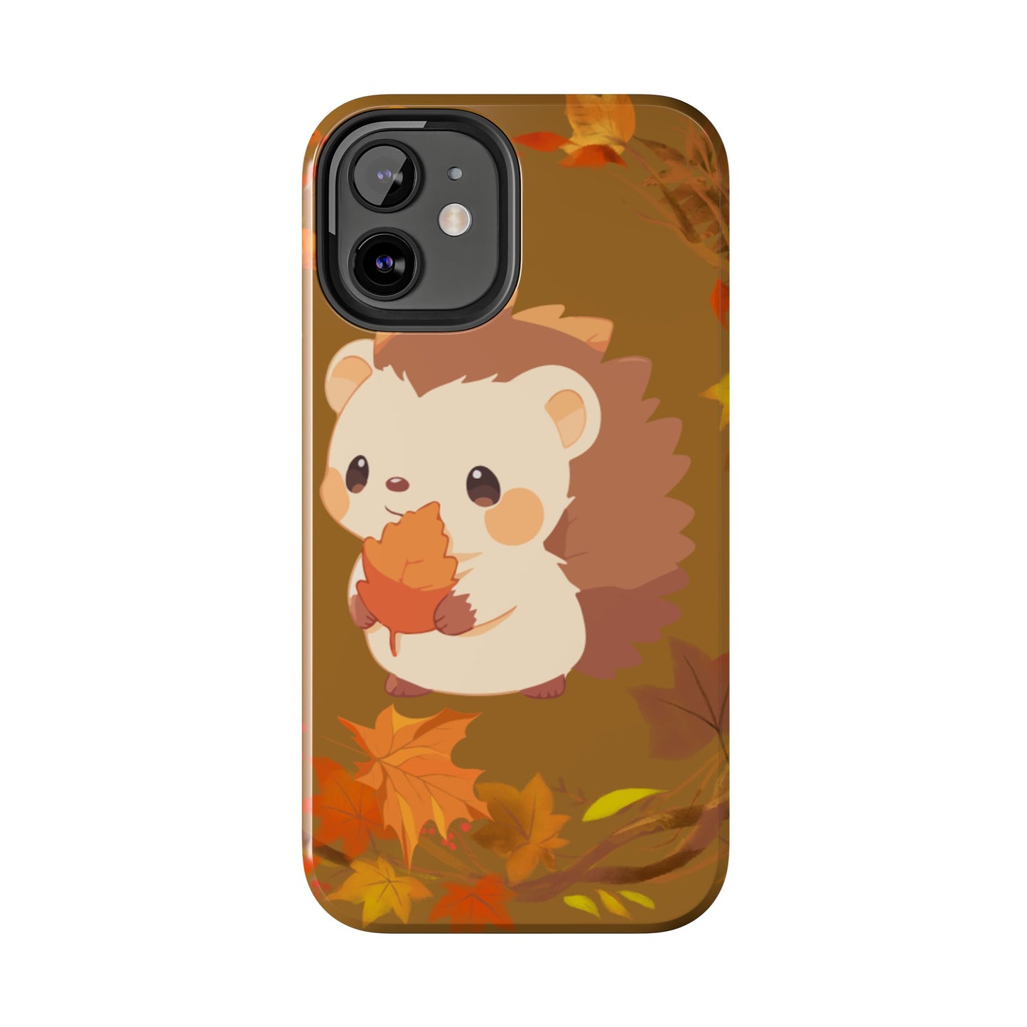 Cute Hedgehog Phone Cases, Fall Decor, Animal Lovers Gifts, Autumn Vibes, Unique Cell Phone Cover, Hedgehog Design