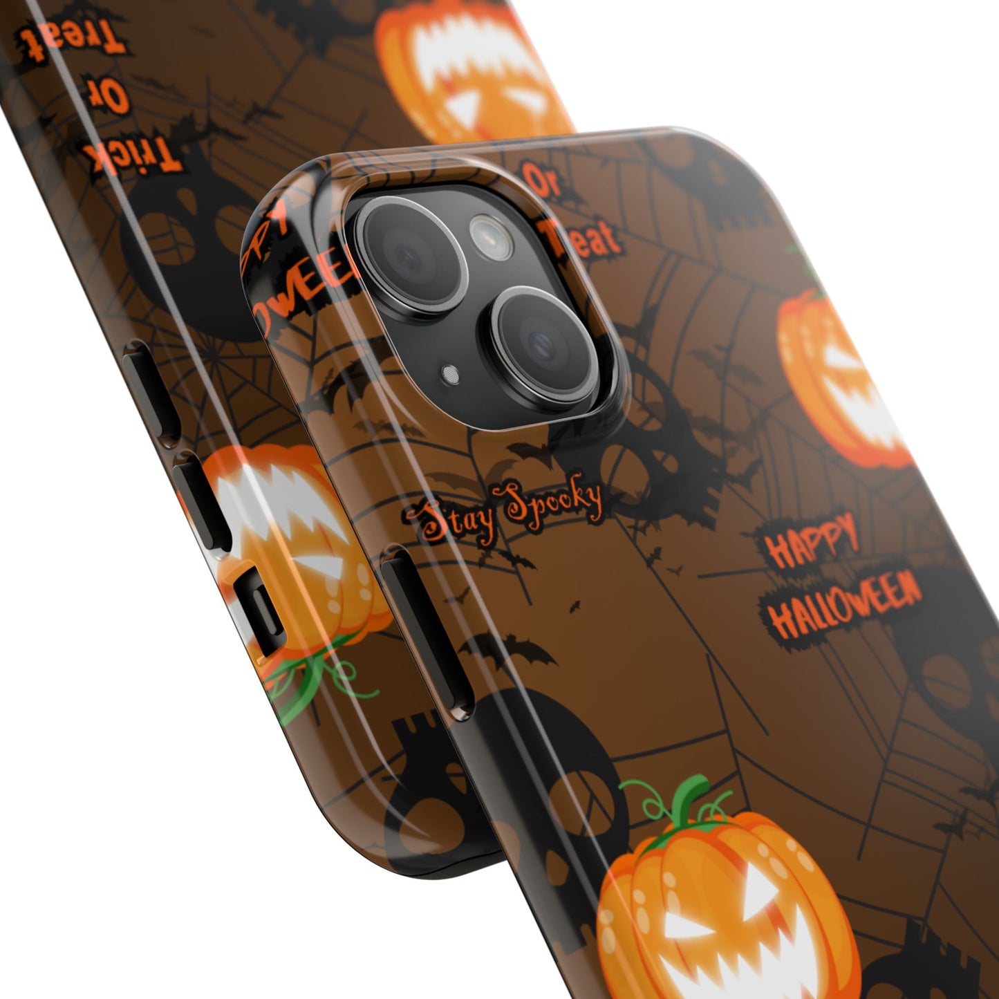 Halloween Tough Phone Cases, Spooky Mobile Covers, Trick or Treat Phone Case, Halloween Gifts, Fall Tech Accessories