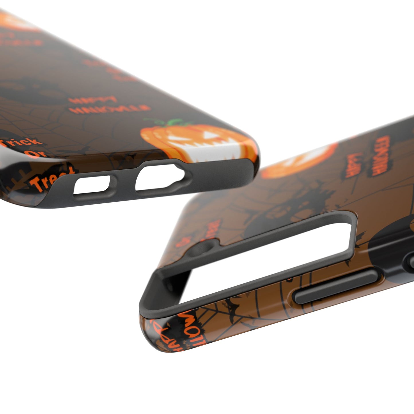 Halloween Tough Phone Cases, Spooky Mobile Covers, Trick or Treat Phone Case, Halloween Gifts, Fall Tech Accessories