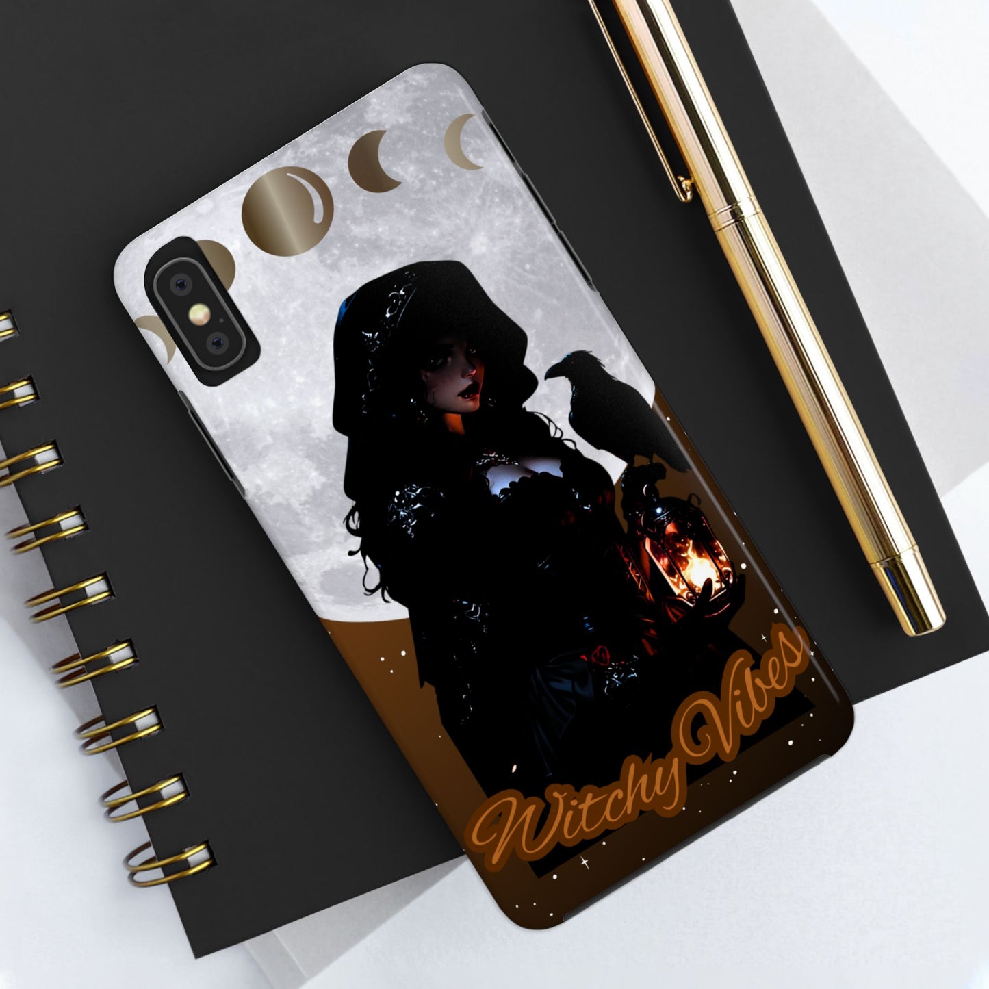 Witchy Vibes Tough Phone Case | Artistic Protection for Your Phone | Halloween Gifts, Witch Accessories, Unique Phone Cover, Magical Decor