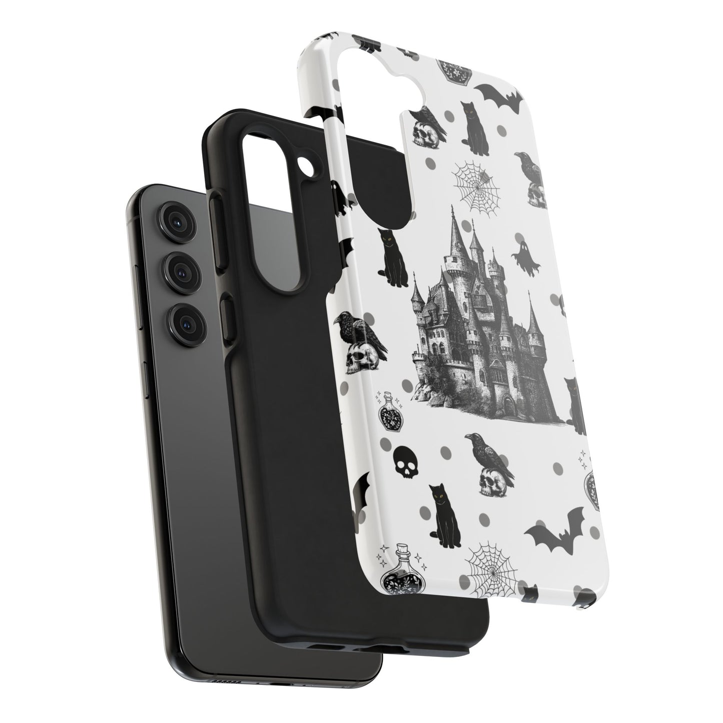 Gothic Castle Phone Cases - Tough & Stylish, Halloween Gifts, Spooky Vibe, Unique Designs, Phone Accessories, Customized Cases
