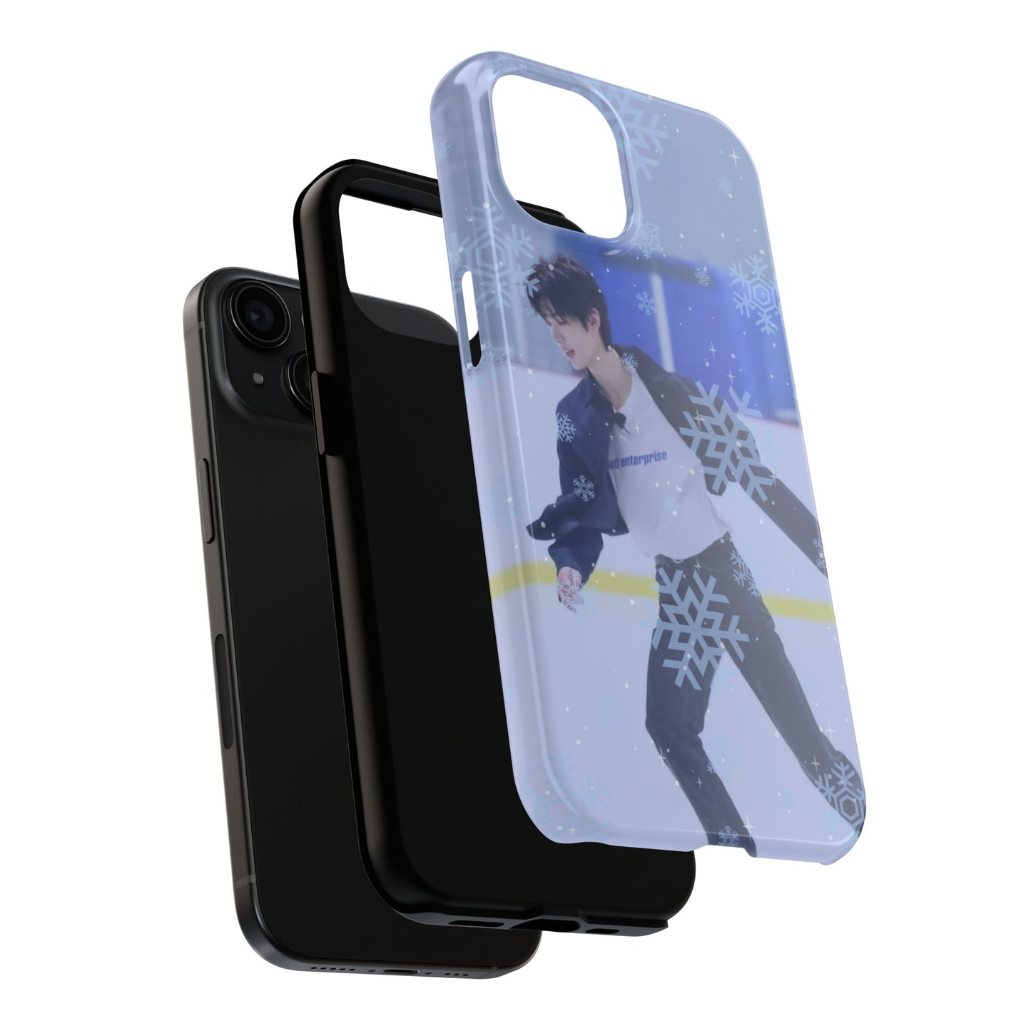Ice Prince Tough Phone Case, Stylish Phone Protector, Winter Sports Accessory, Unique Gift for Skaters, Durable Phone Shell