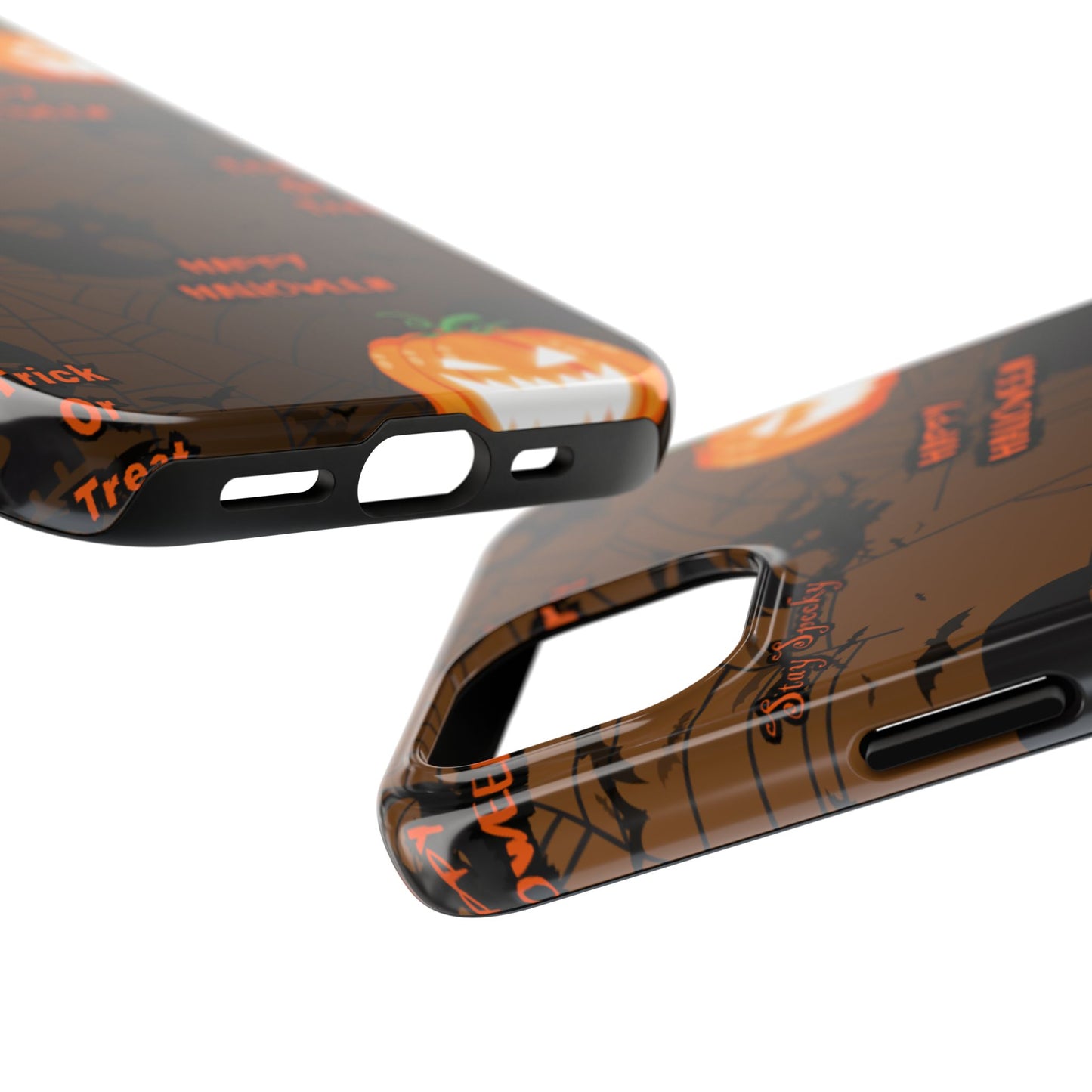 Halloween Tough Phone Cases, Spooky Mobile Covers, Trick or Treat Phone Case, Halloween Gifts, Fall Tech Accessories