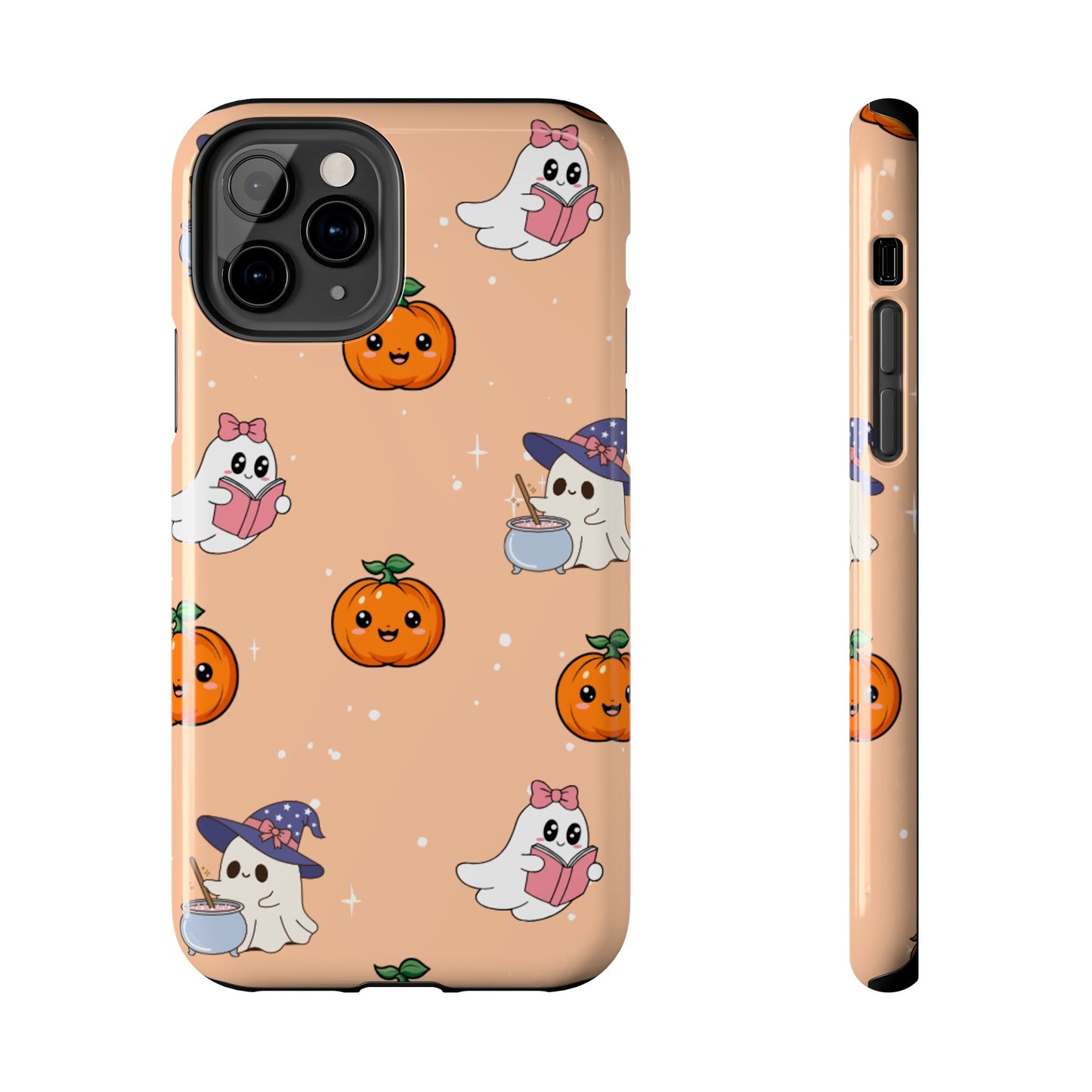 Halloween Ghosts Phone Case, Cute Tough Case, Pumpkin Designs, Spooky Decor, Fall Accessories, Trick or Treat Gift