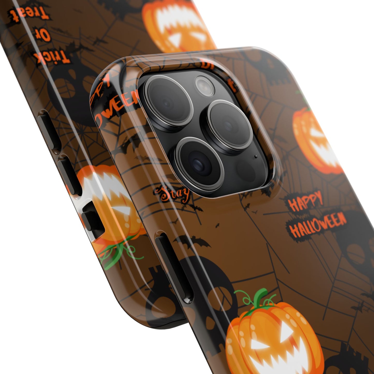 Halloween Tough Phone Cases, Spooky Mobile Covers, Trick or Treat Phone Case, Halloween Gifts, Fall Tech Accessories